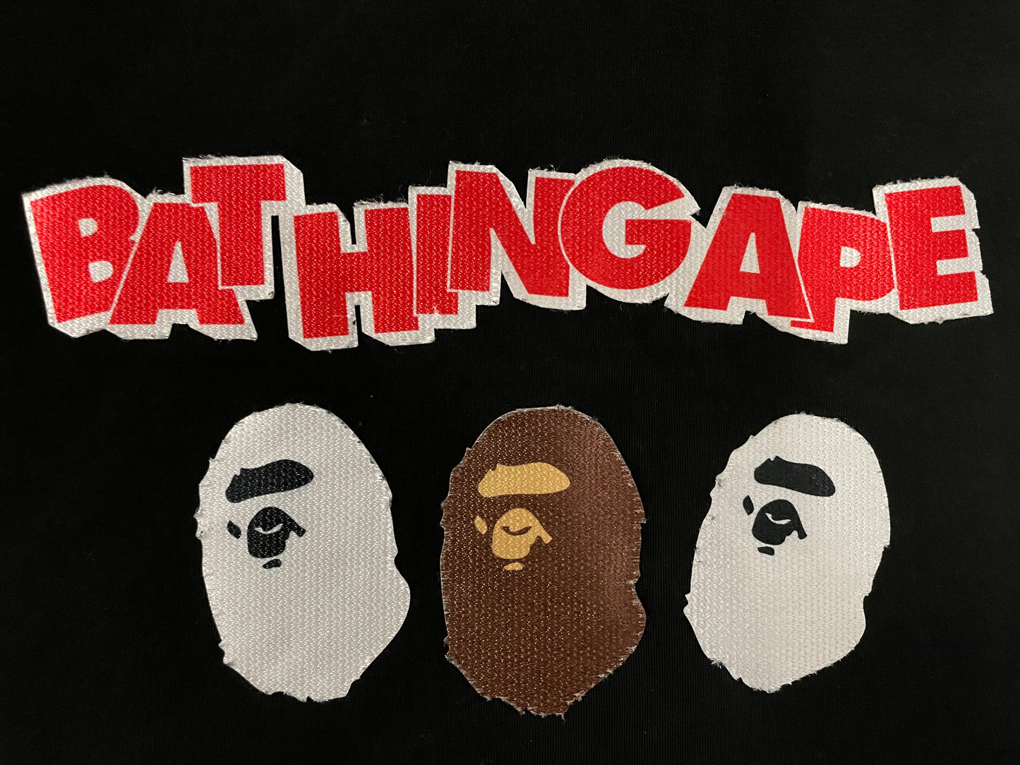 Bape Bathing Ape triple ape head tee