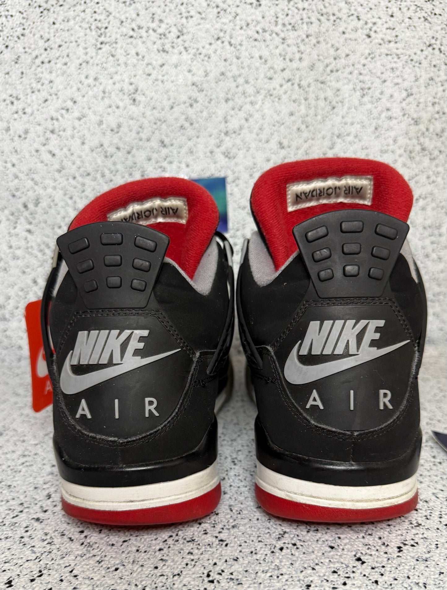 Jordan 4 Bred 2019 9 Men/10.5 Women “Preowned”