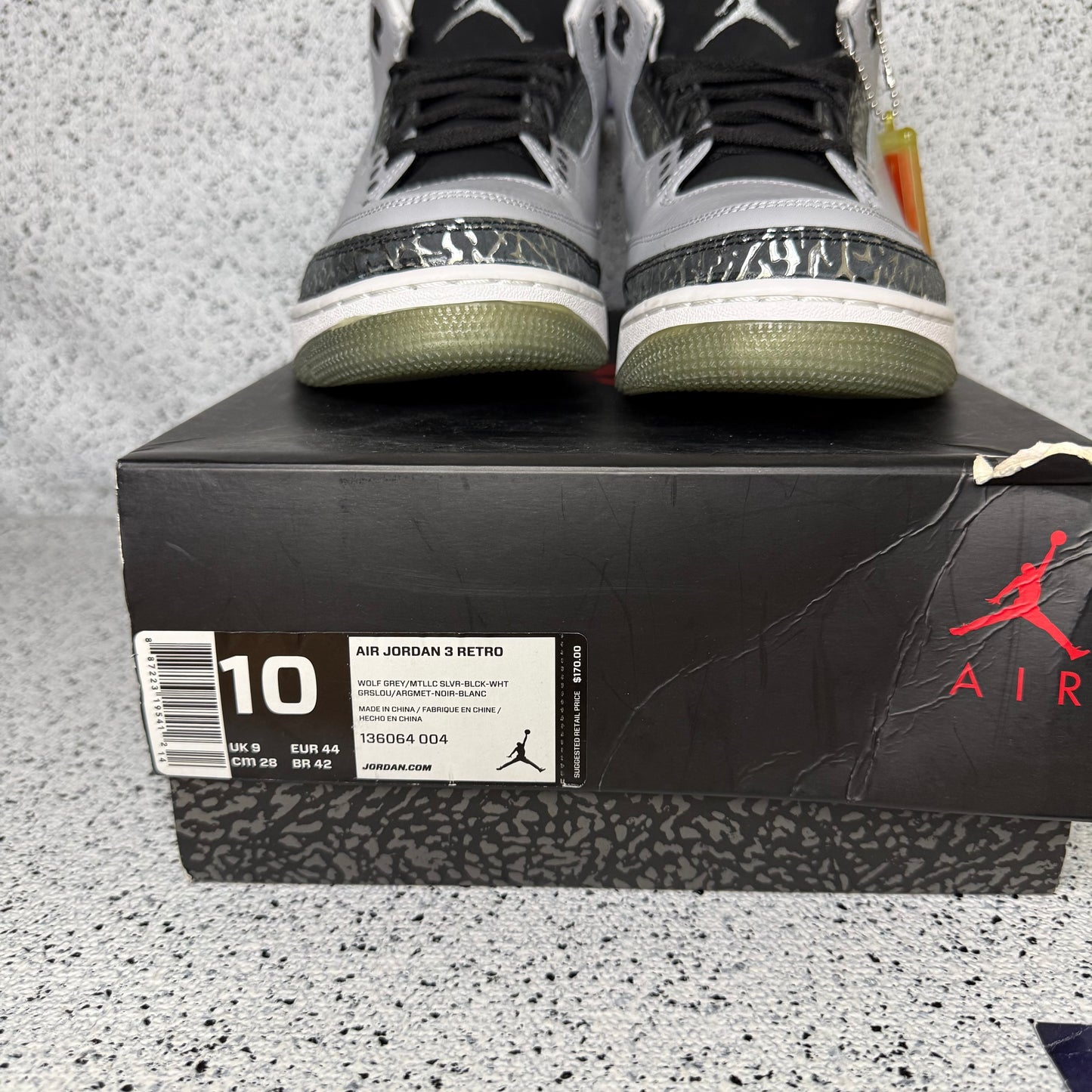 Jordan 3 Wolf Grey