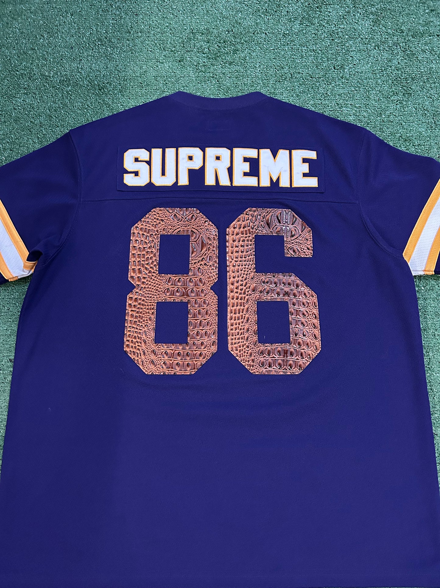 Supreme Faux Croc football jersey