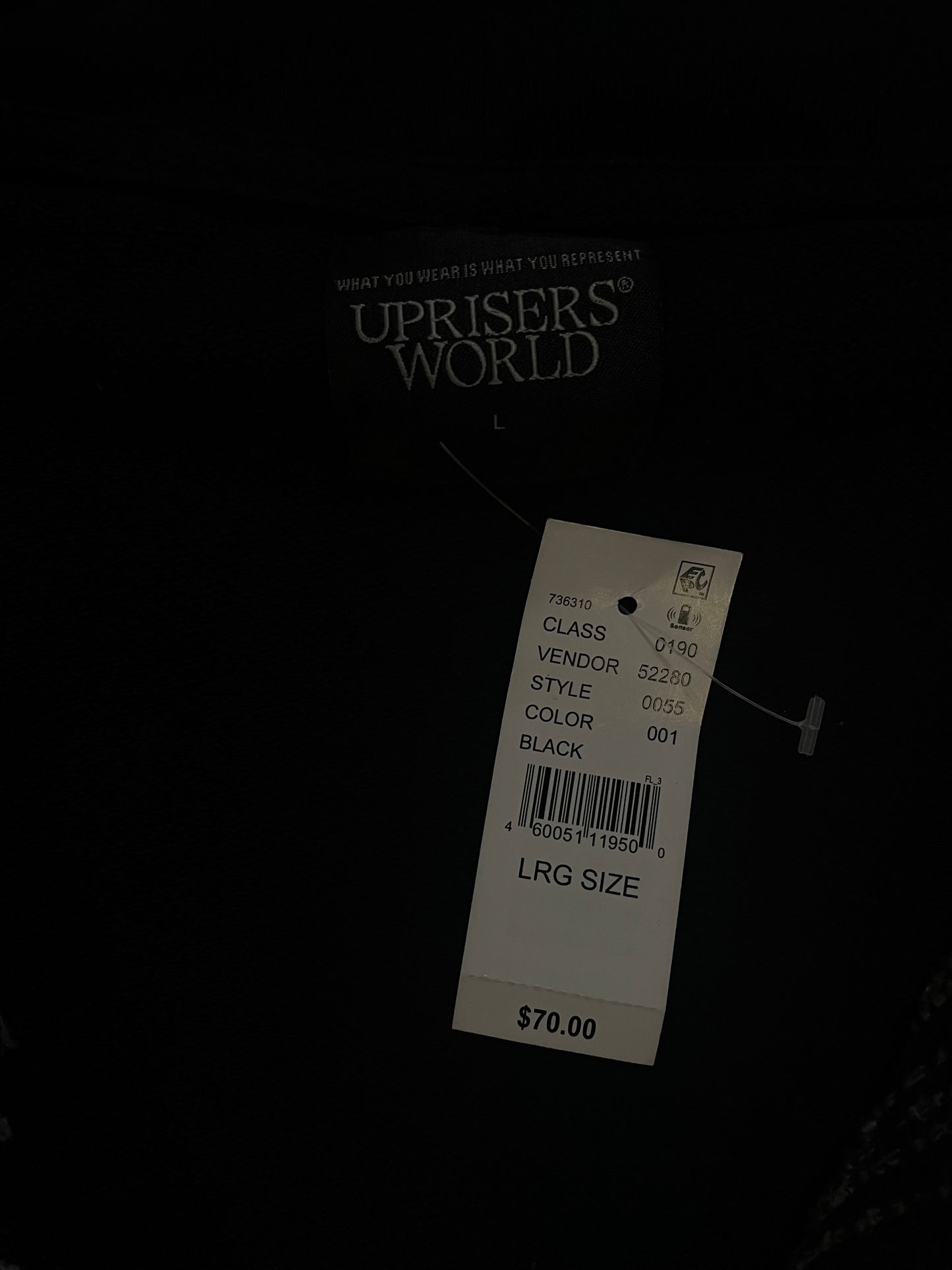 UPRISERS Black Camo Full Zip Hoodie