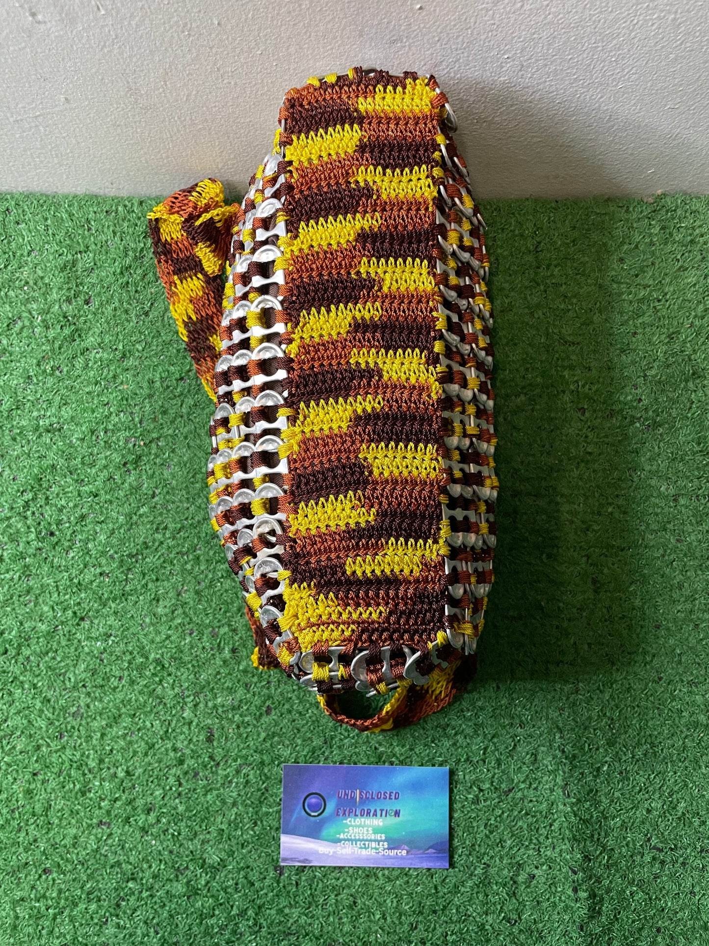 Vintage handmade crochet purse