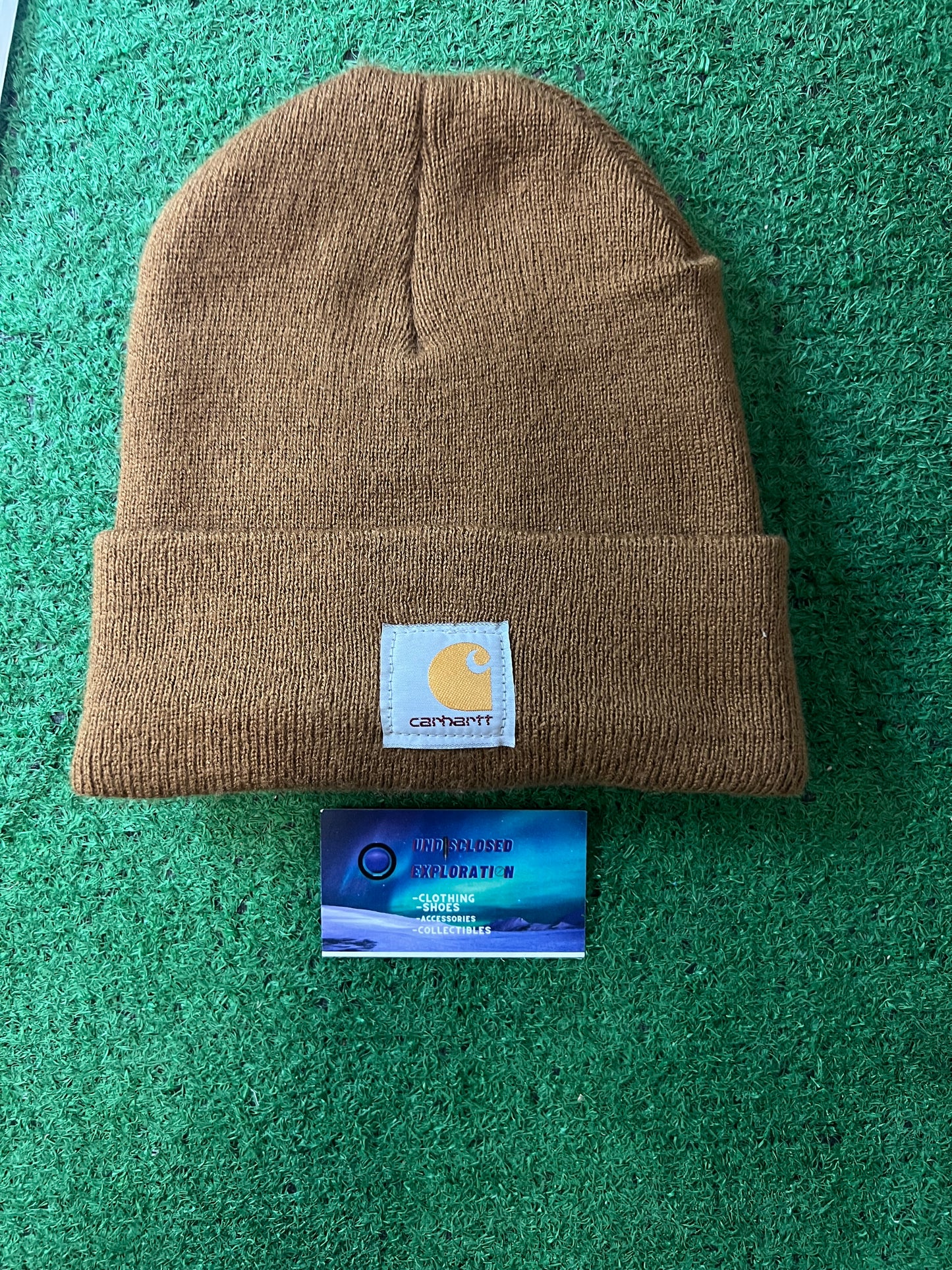 Carhartt wheat brown beanie