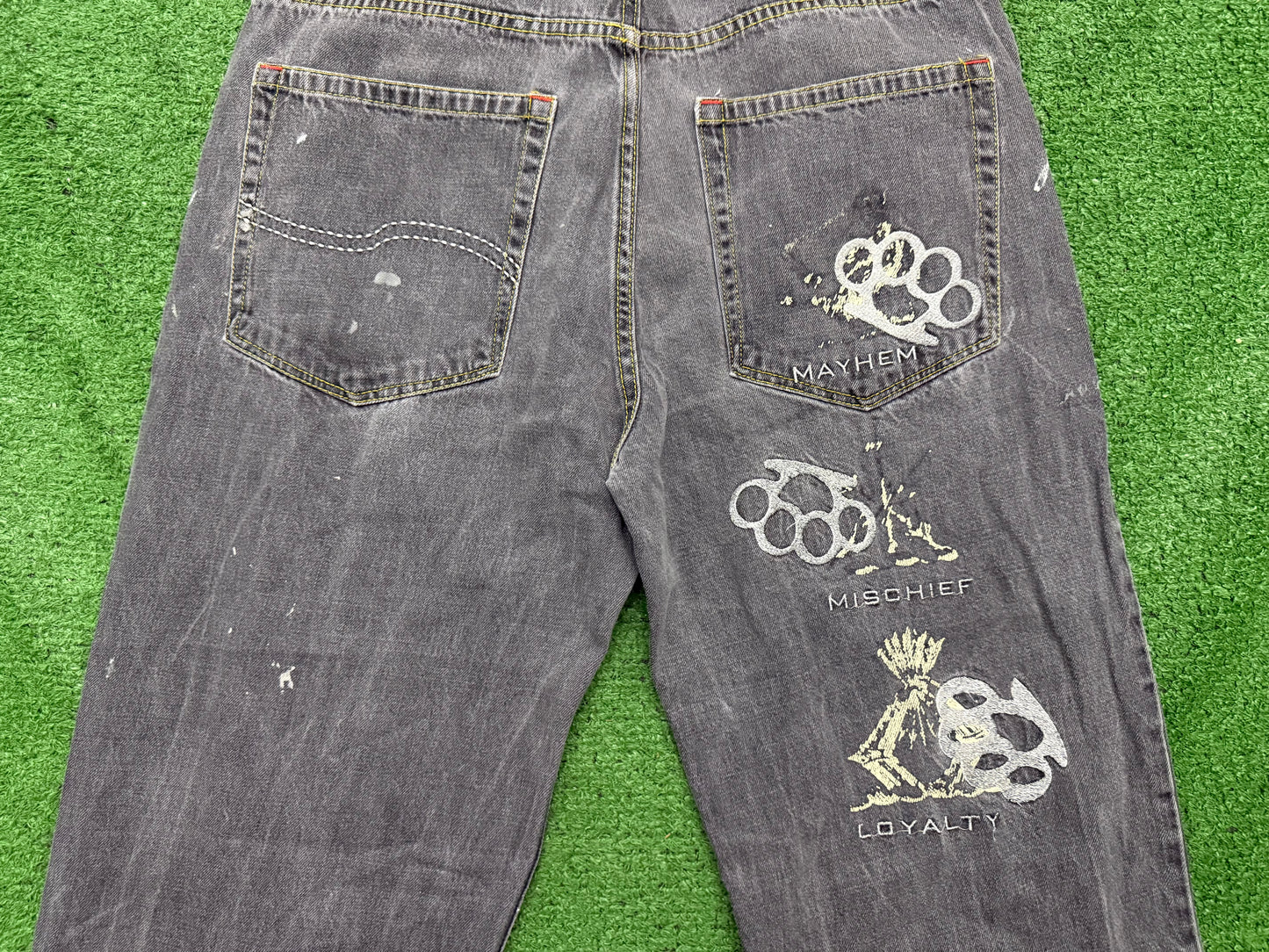 Vintage Y2K Crooked Ink Jeans