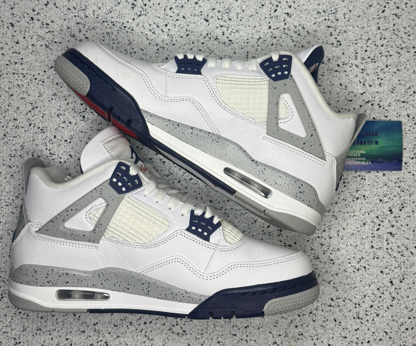 Jordan 4 Midnight Navy 8 Men/9.5 Women “Preowned”