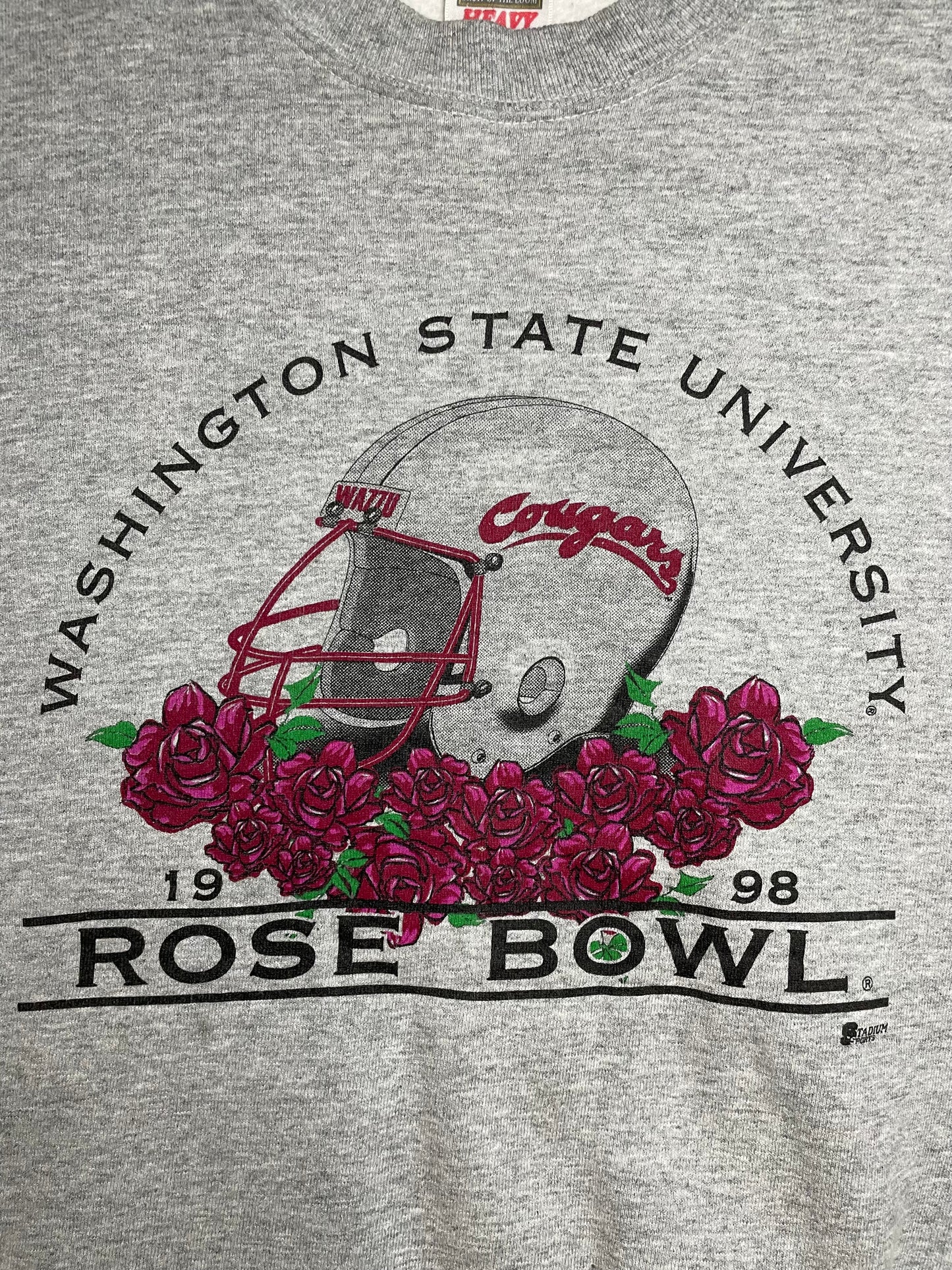 Vintage 1998 rose bowl Washington state university WSU crewneck