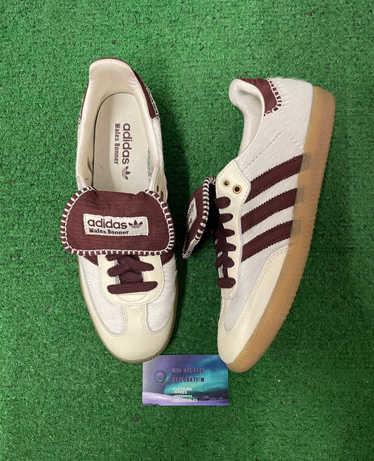 Adidas samba  X Wales Bonner pony cream white size 8.5men/10women