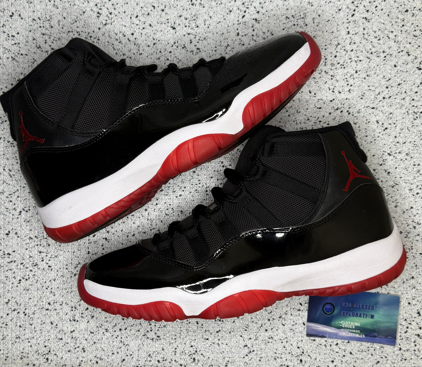 Jordan 11 Bred 10.5 Men/12 Women “Preowned”