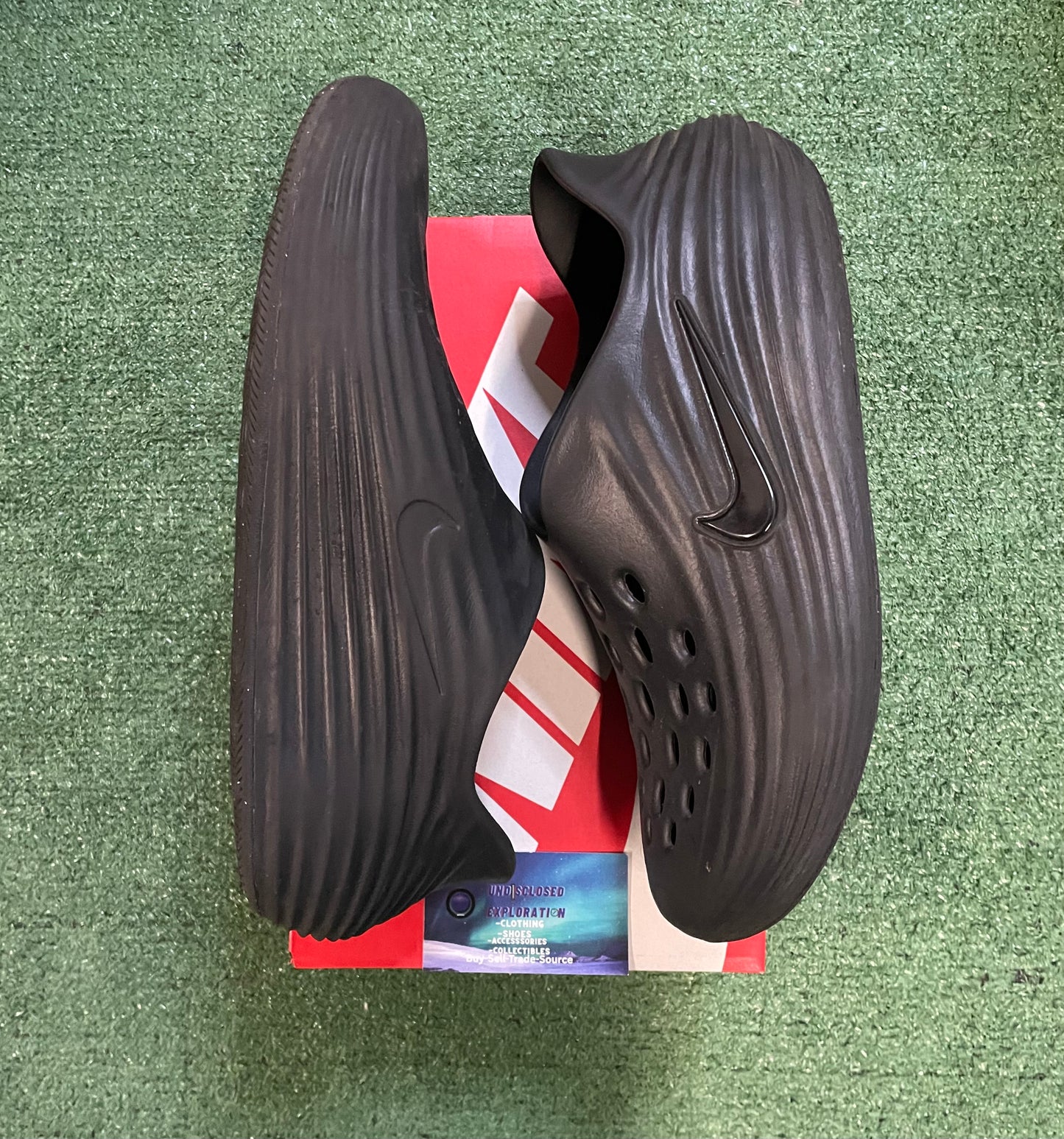 Nike reactx Rejuven8 triple black size 13men/14.5women