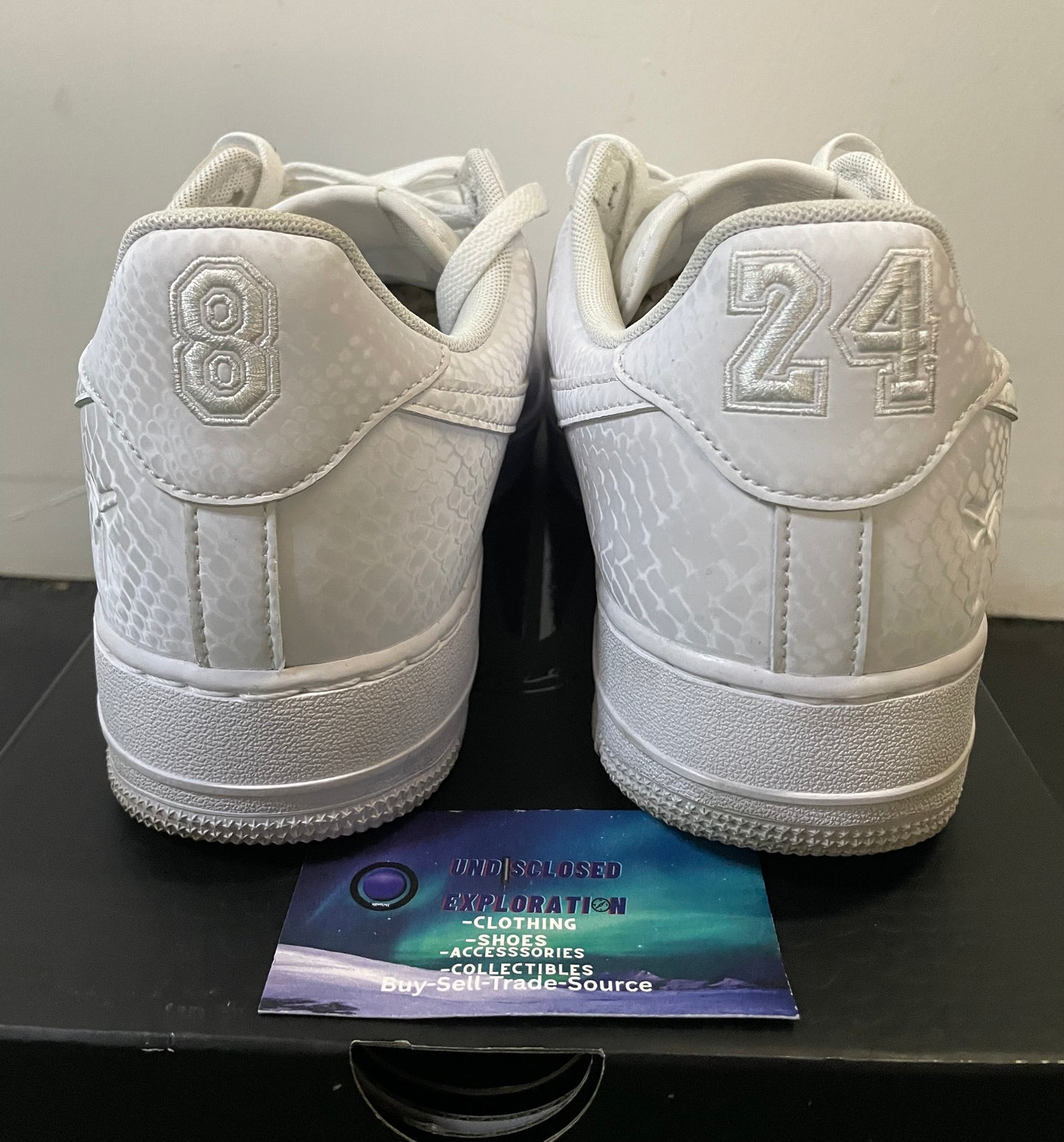 Nike Air Force 1 Low Kobe Bryant forever white size 11men/12.5women