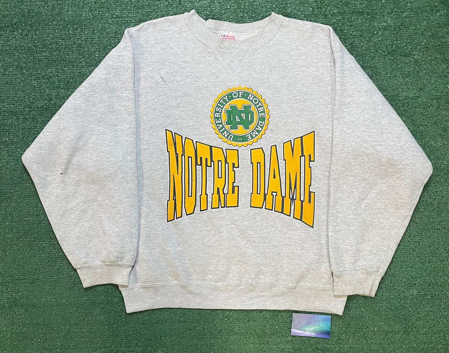 Vintage 1990s University of Notre Dame Crewneck