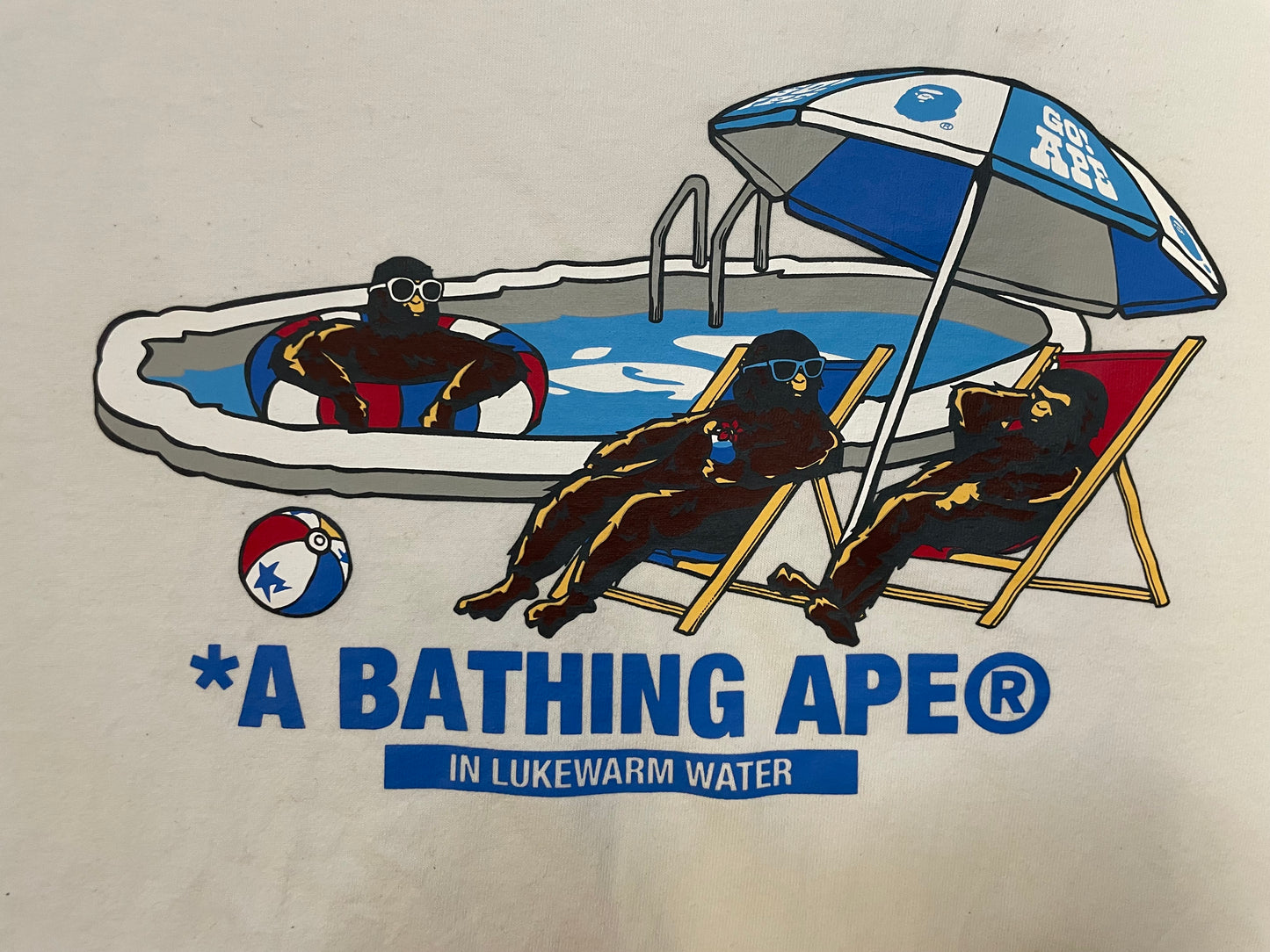 A Bathing Ape Bape poolside tee