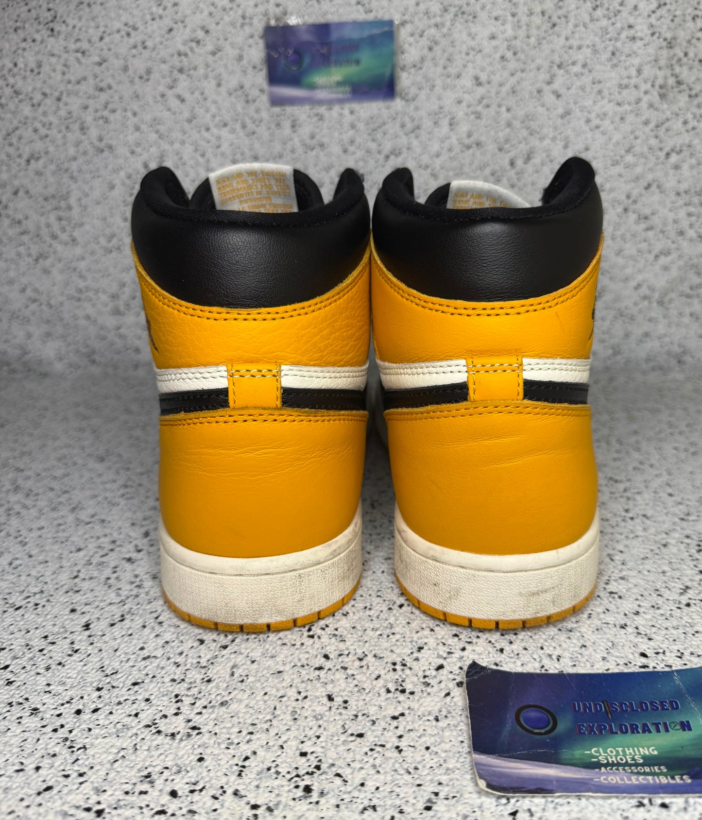 Jordan 1 Yellow Toe Taxi 10 Men/11.5 Women “Preowned”