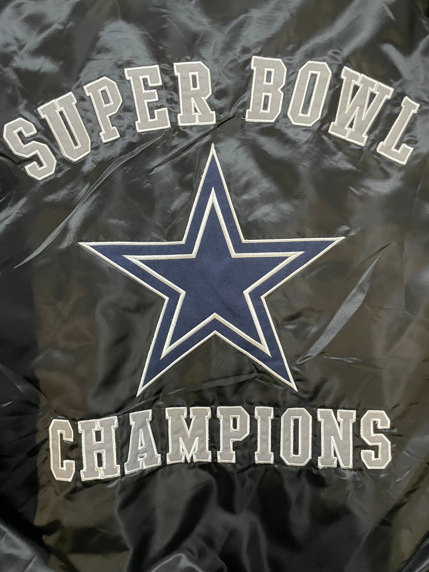 Vintage 1990s Dallas cowboys Jeff Hamilton Super Bowl Champions jacket