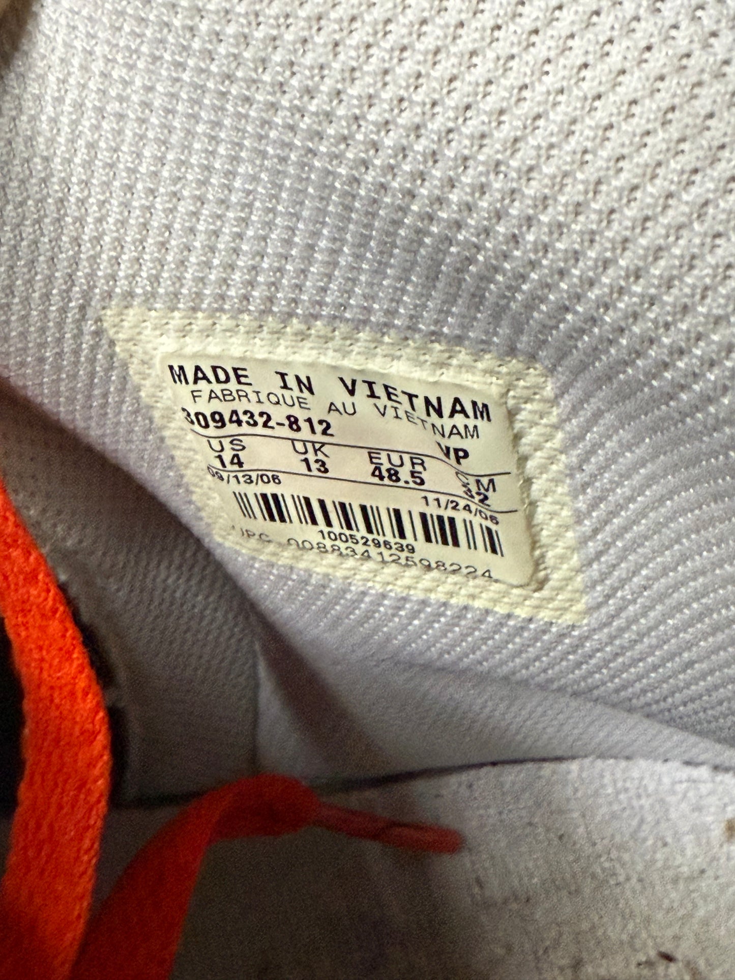 Nike Dunk High Orange 14 Men/15.5 Women “Preowned”
