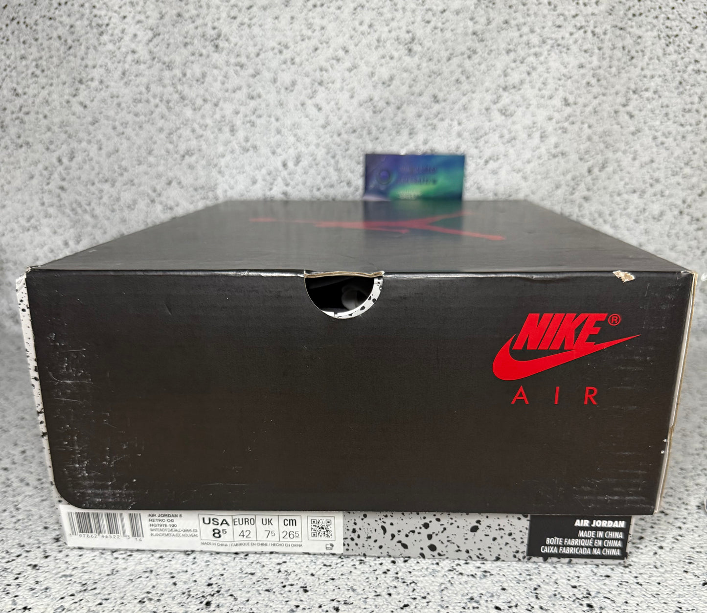 Jordan 5 Grape 8.5 Men/10 Women “Preowned”