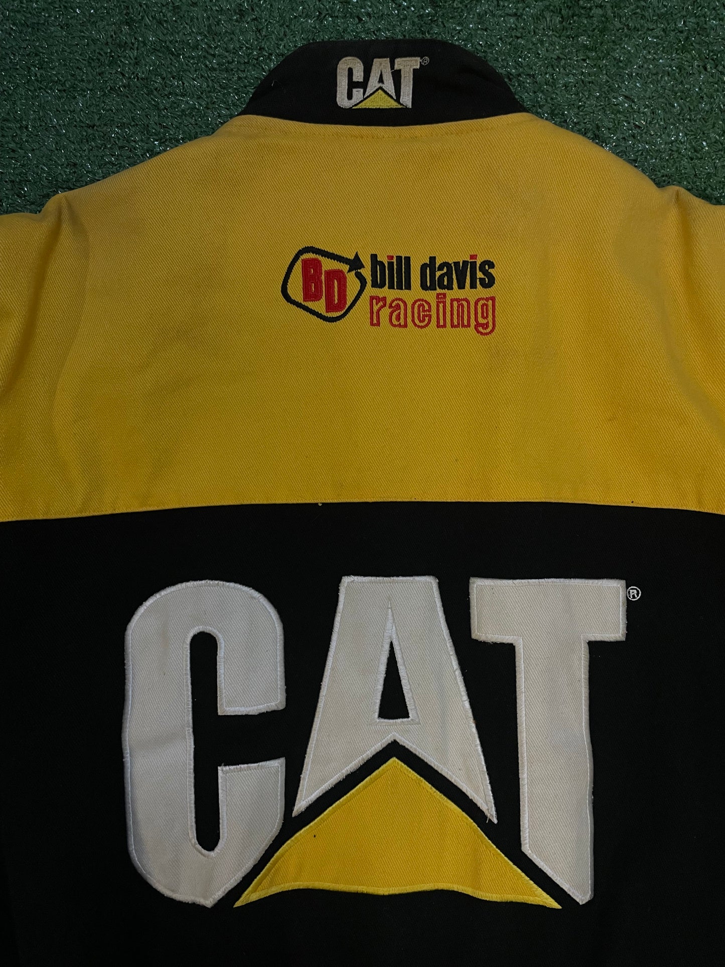 Vintage 1990s CAT racing nascar Jeff Hamilton jacket