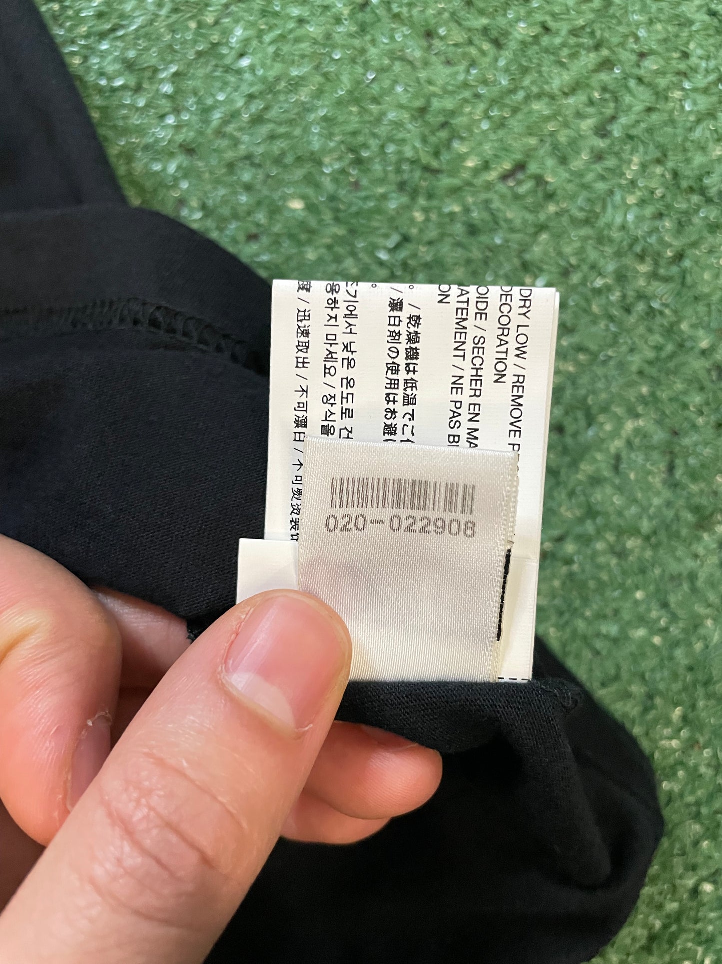 Chrome Hearts gradient dagger horseshoe tee