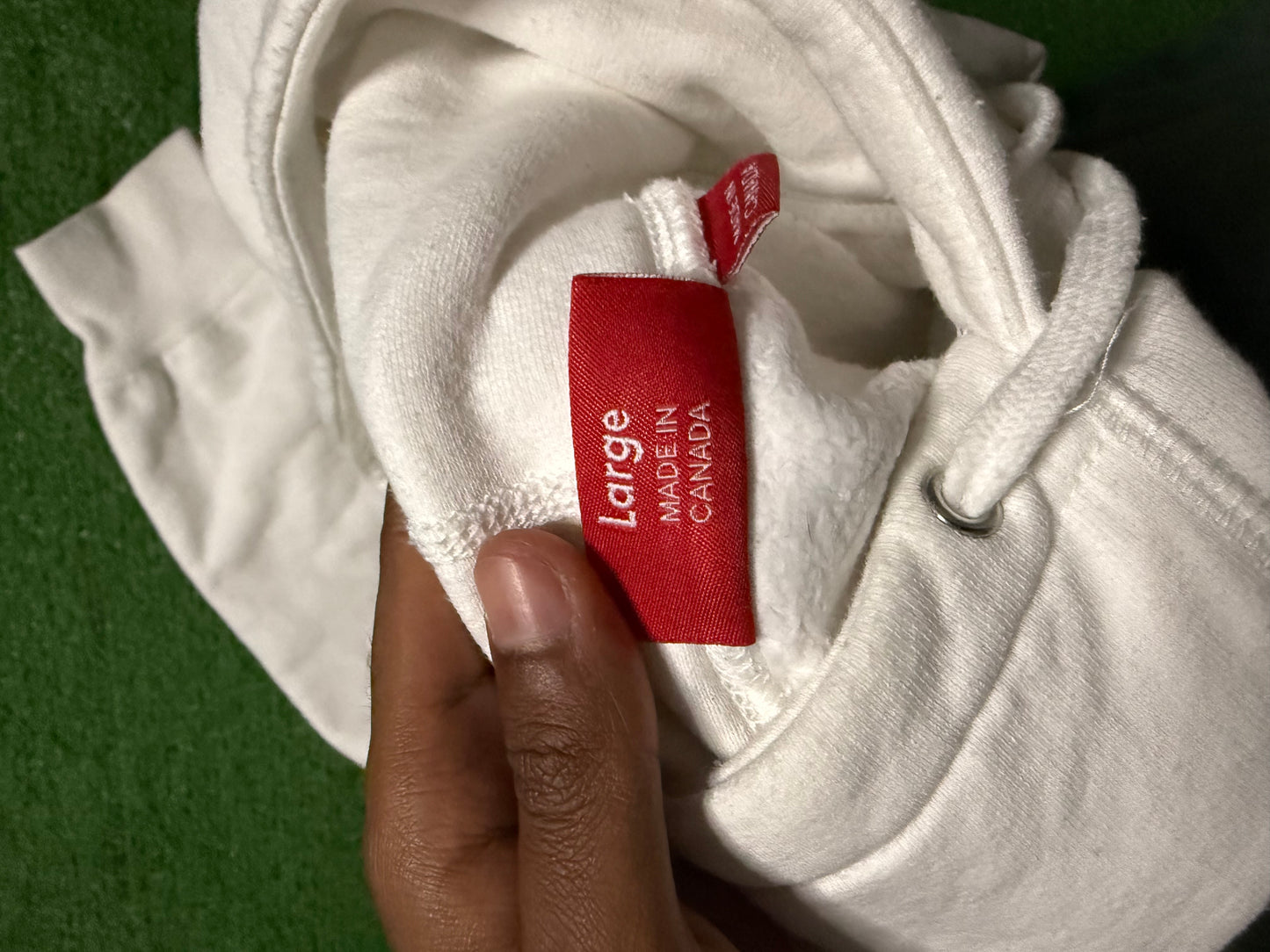 Supreme Small Box Hoodie White