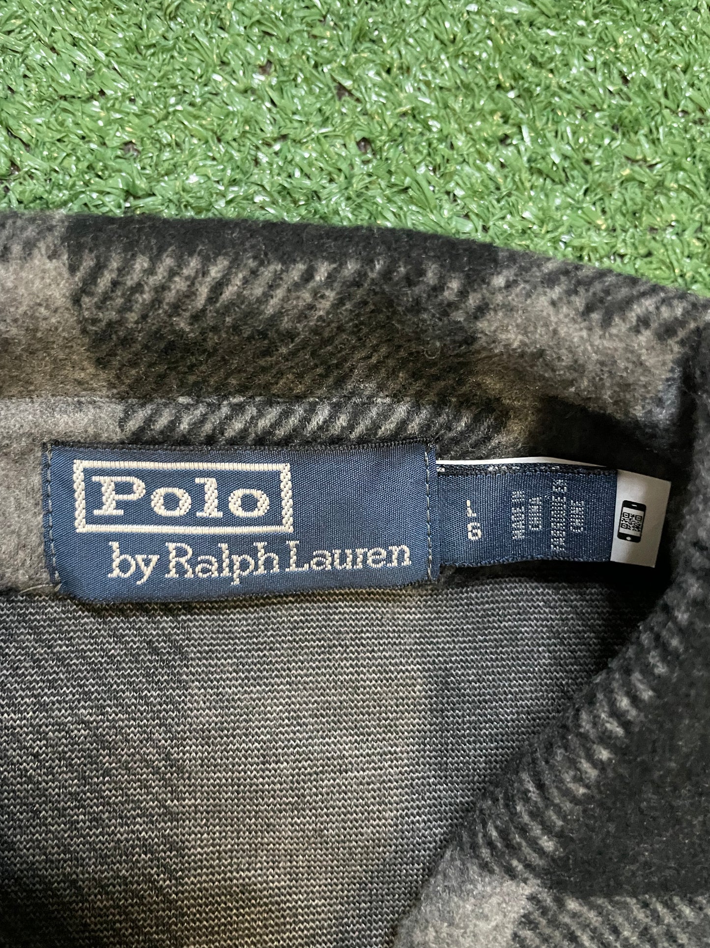 Polo Ralph Lauren Black/Grey Plaid Flannel