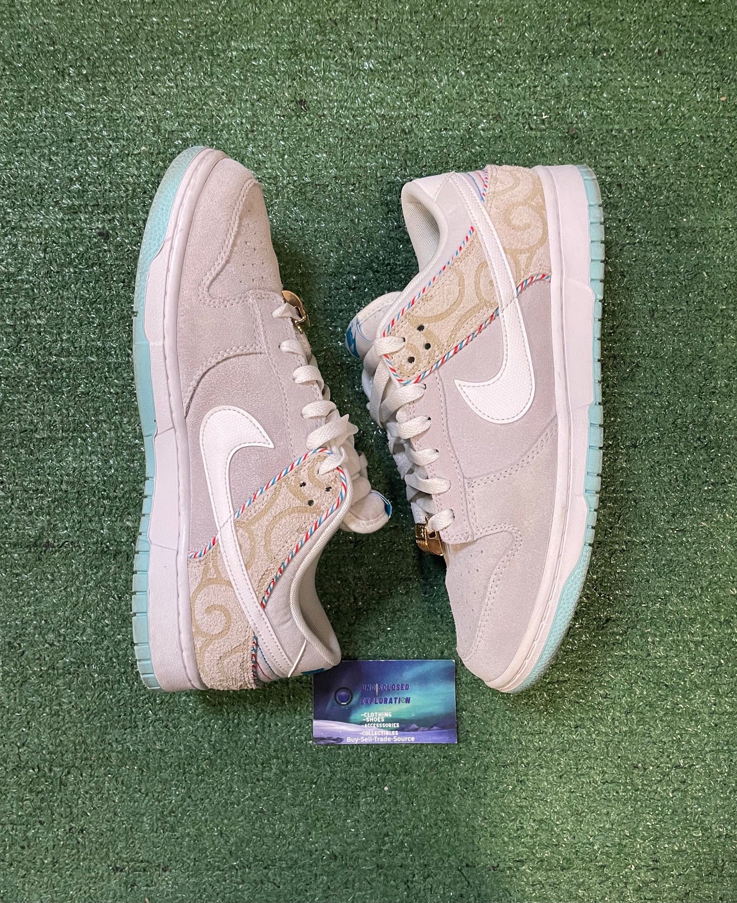 Nike Dunk low barbershop grey size 10men/11.5women