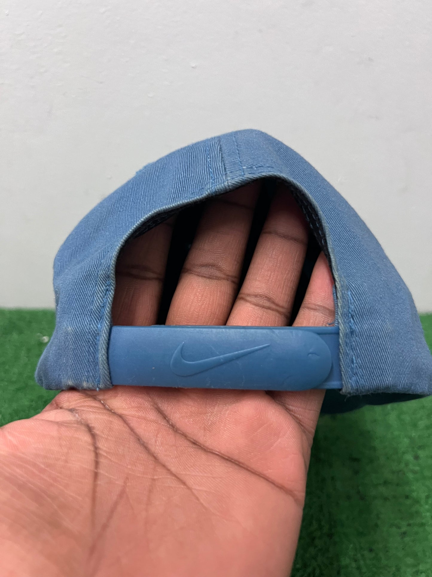 Vintage 1990s Nike blue center swoosh kids hat