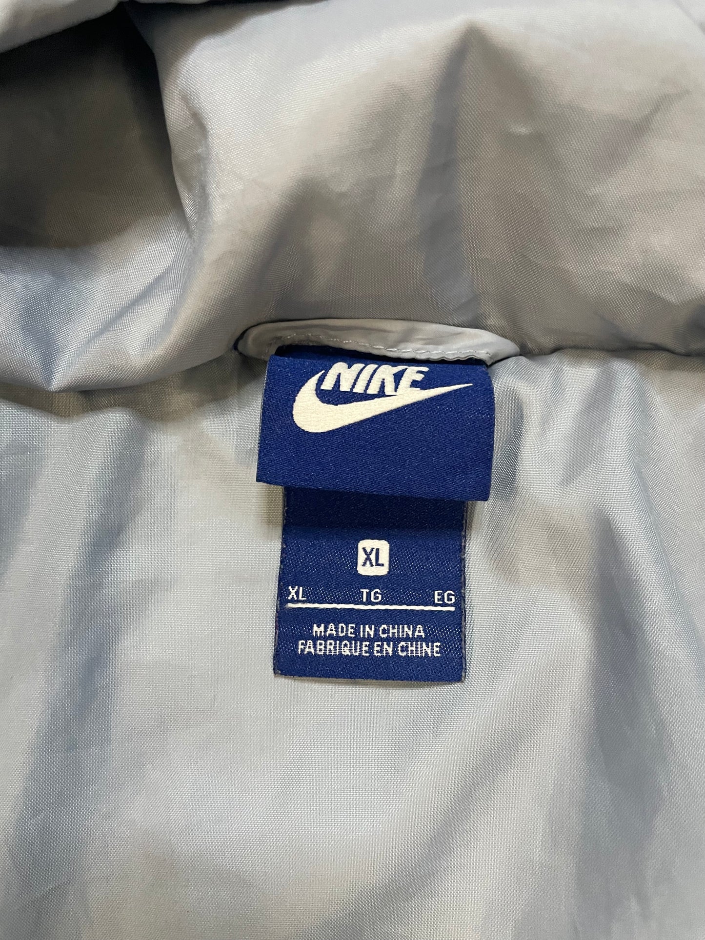 Nike blue puffer jacket