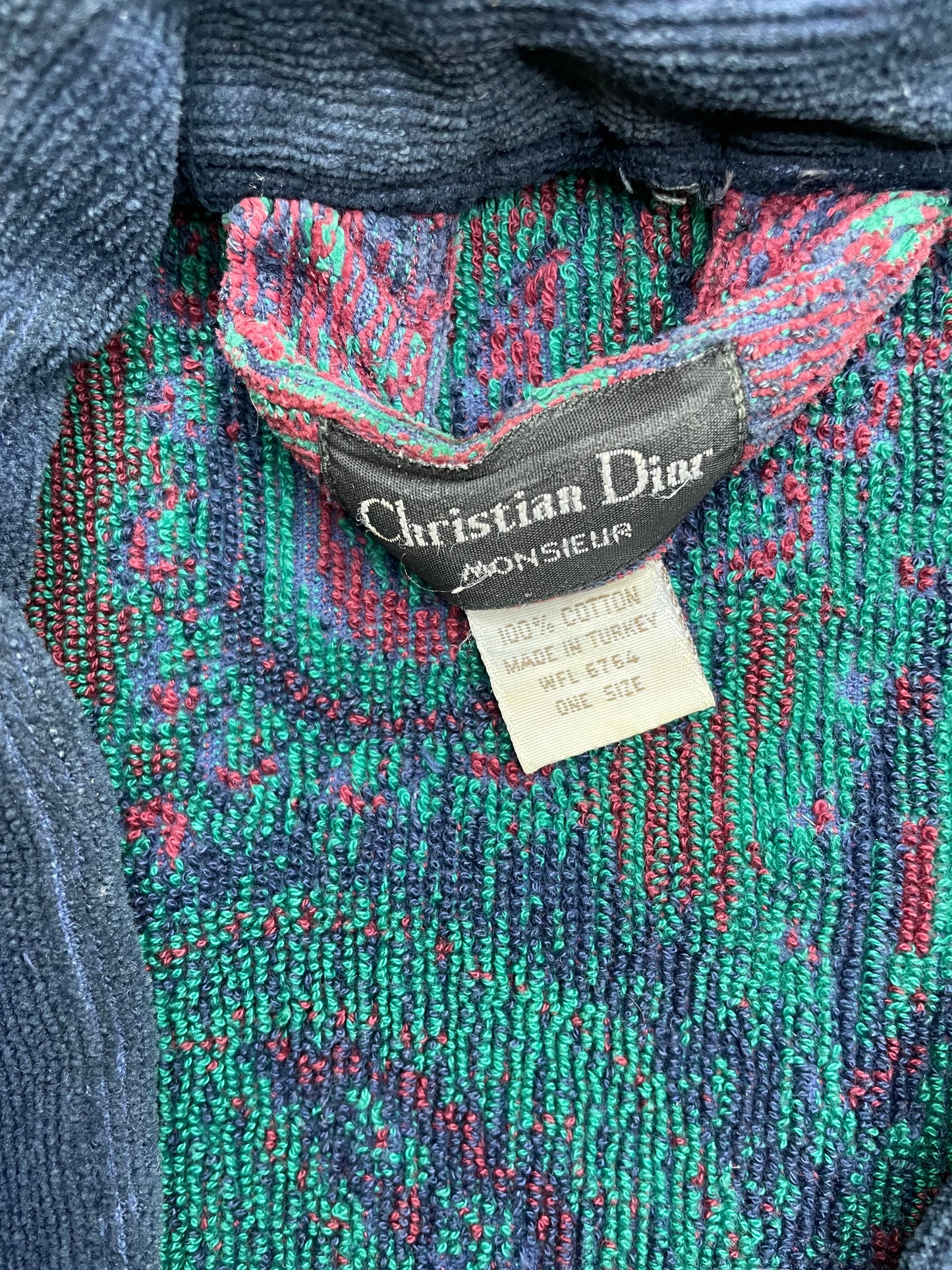 Vintage Christian Dior paisley robe