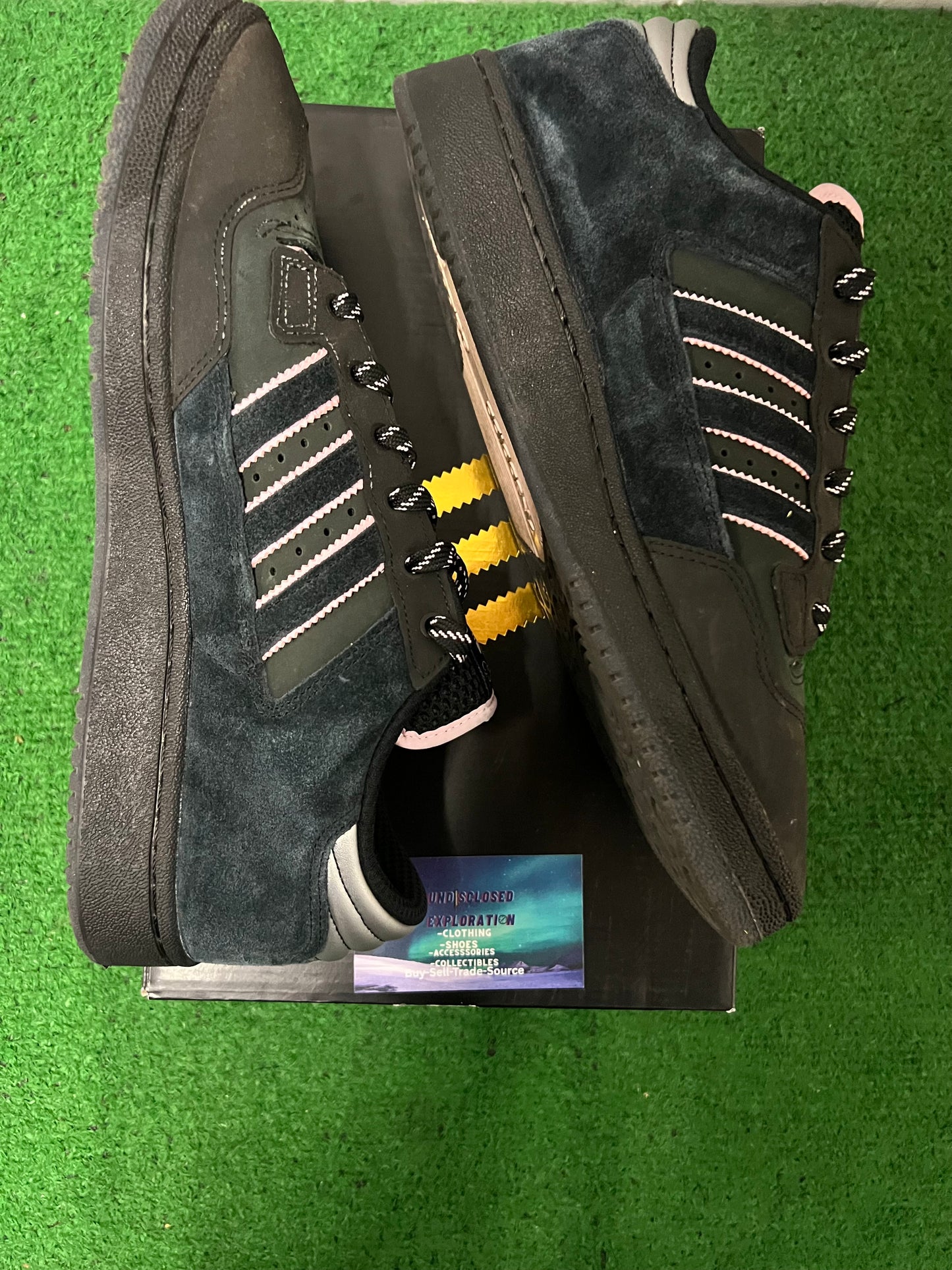 Adidas lil Dre X Centennial 85 low. Adv black clear pink size 11men/12.5women