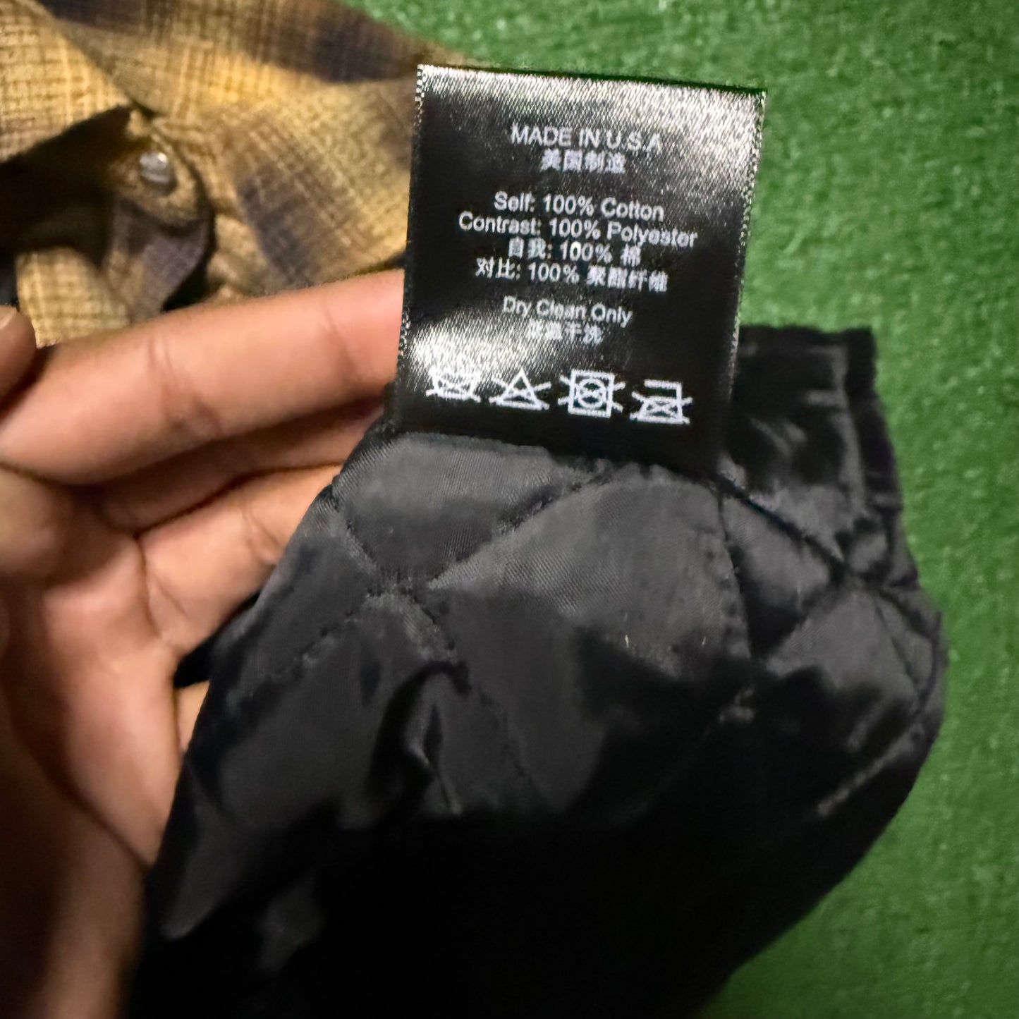 Rhude Plaid Flannel Jacket