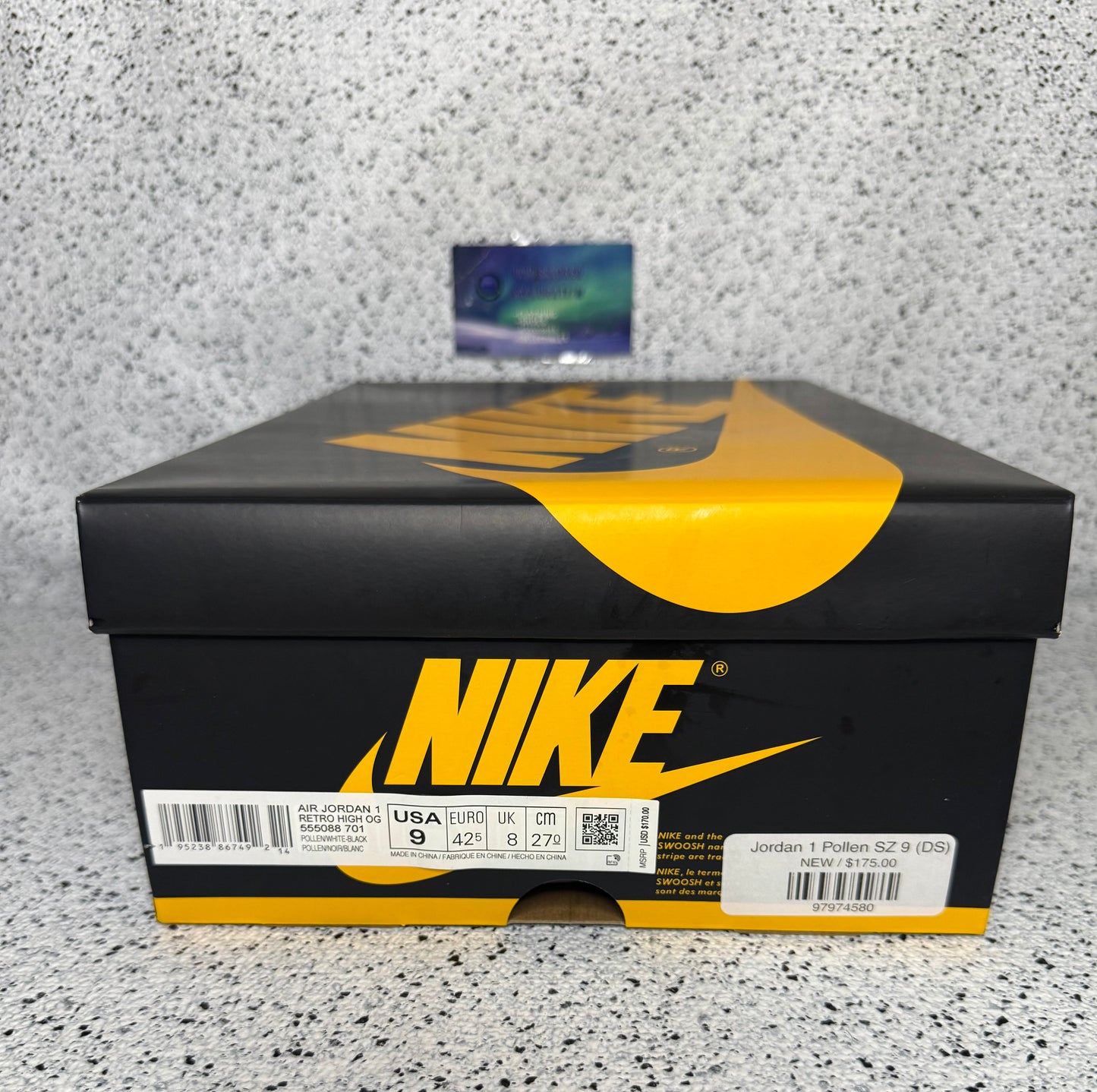 Jordan 1 Pollen 9 Men/10.5 Women “Preowned”