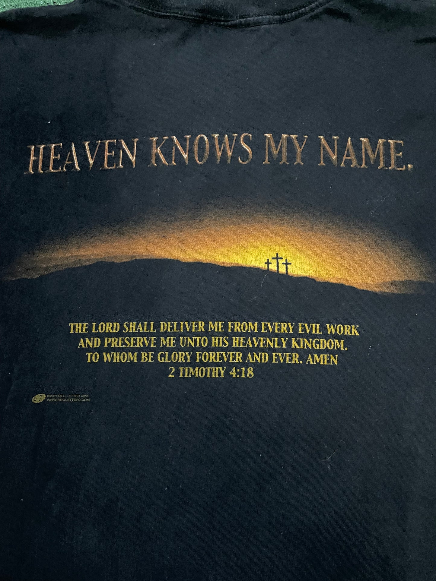 Vintage 1990s Jesus Because of Him tee
