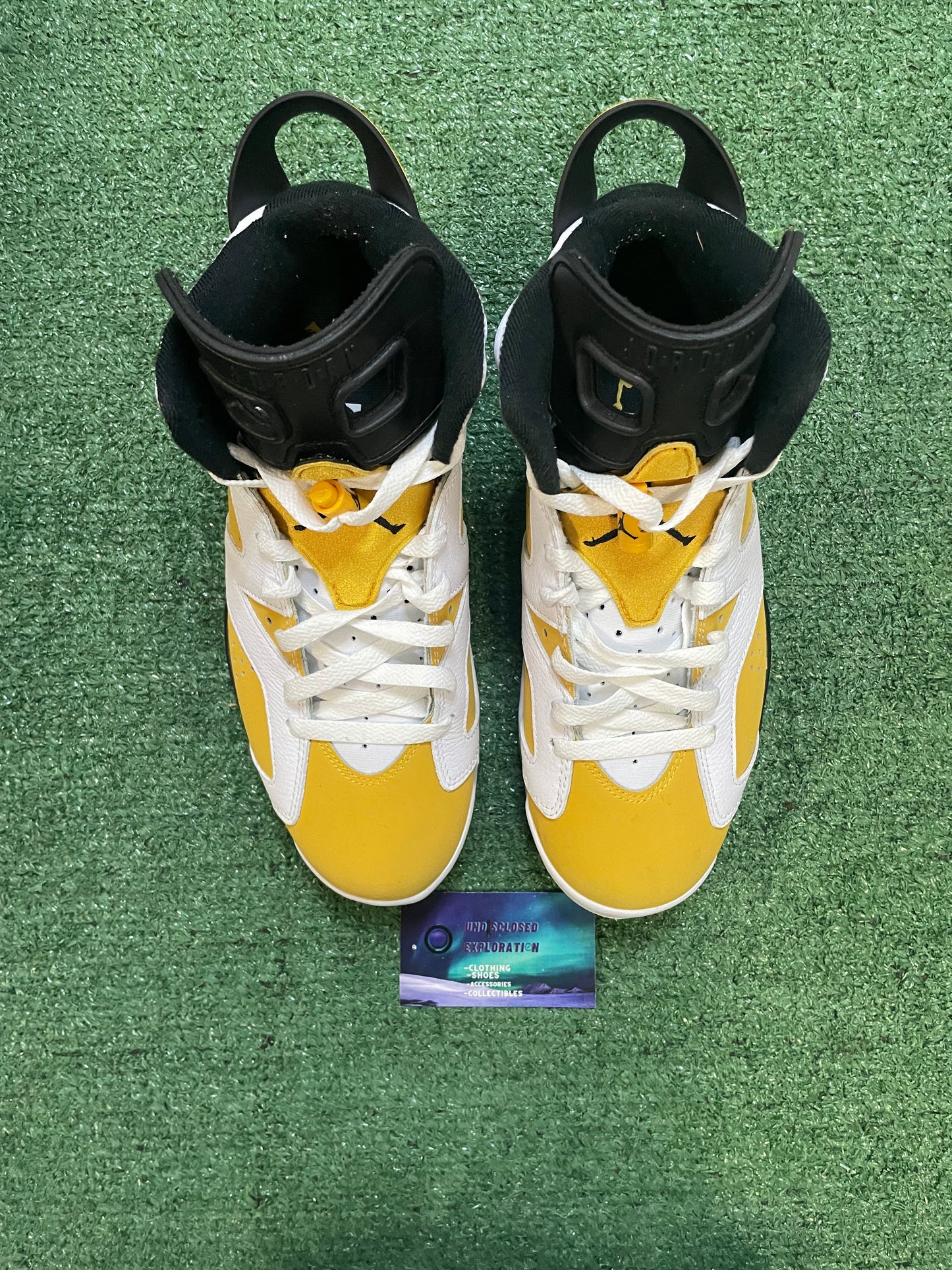 Air Jordan 6 yellow ochre size 9.5men/11women