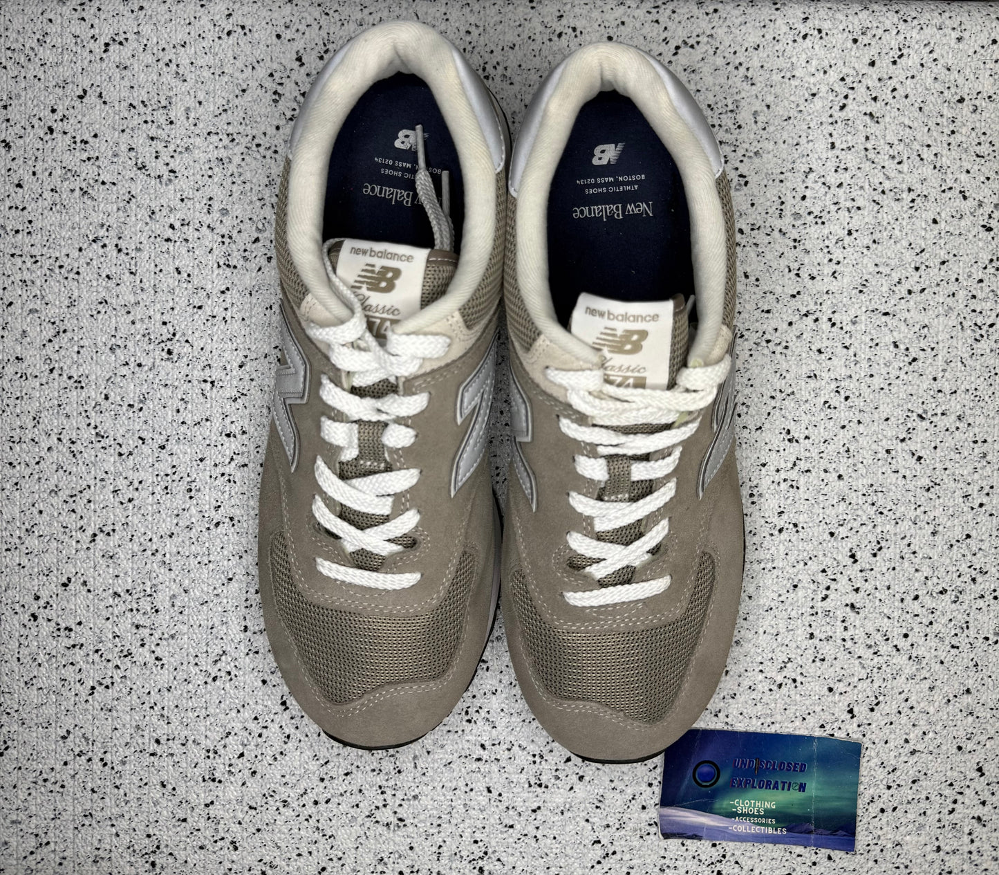 New Balance 574 Grey 9.5 Men/11 Women