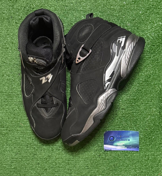 Jordan 8 Chrome 12 Men/13.5 Women “Preowned”