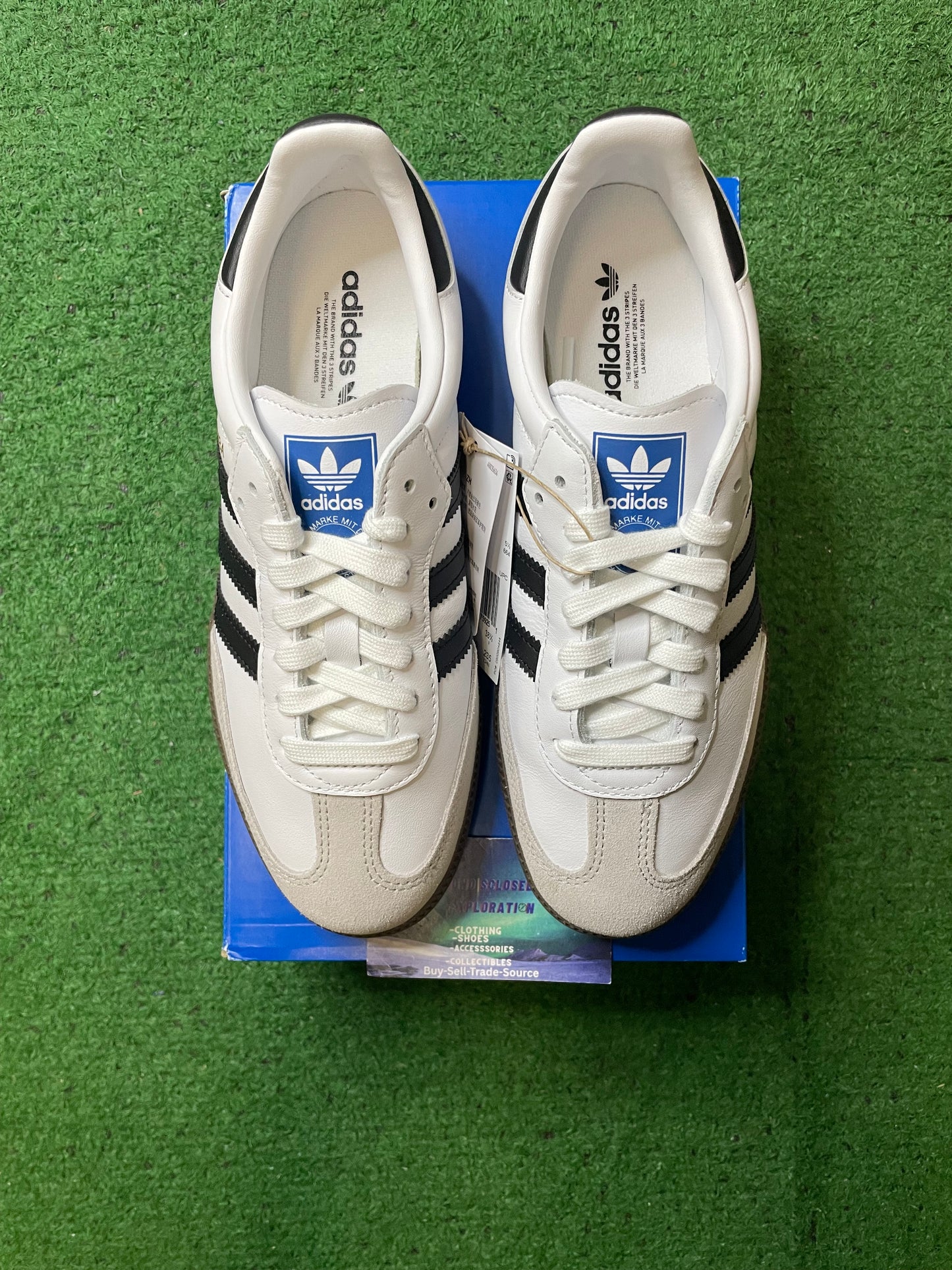 Adidas Samba OG Cloud white core black womens