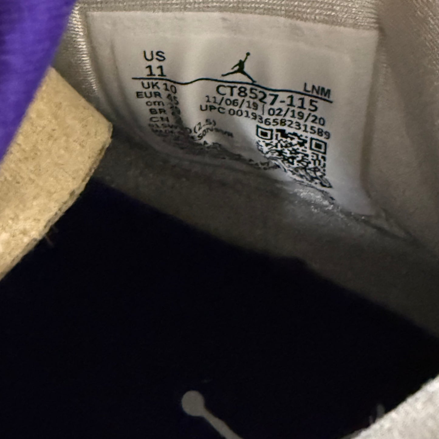 Jordan 4 Metallic Purple