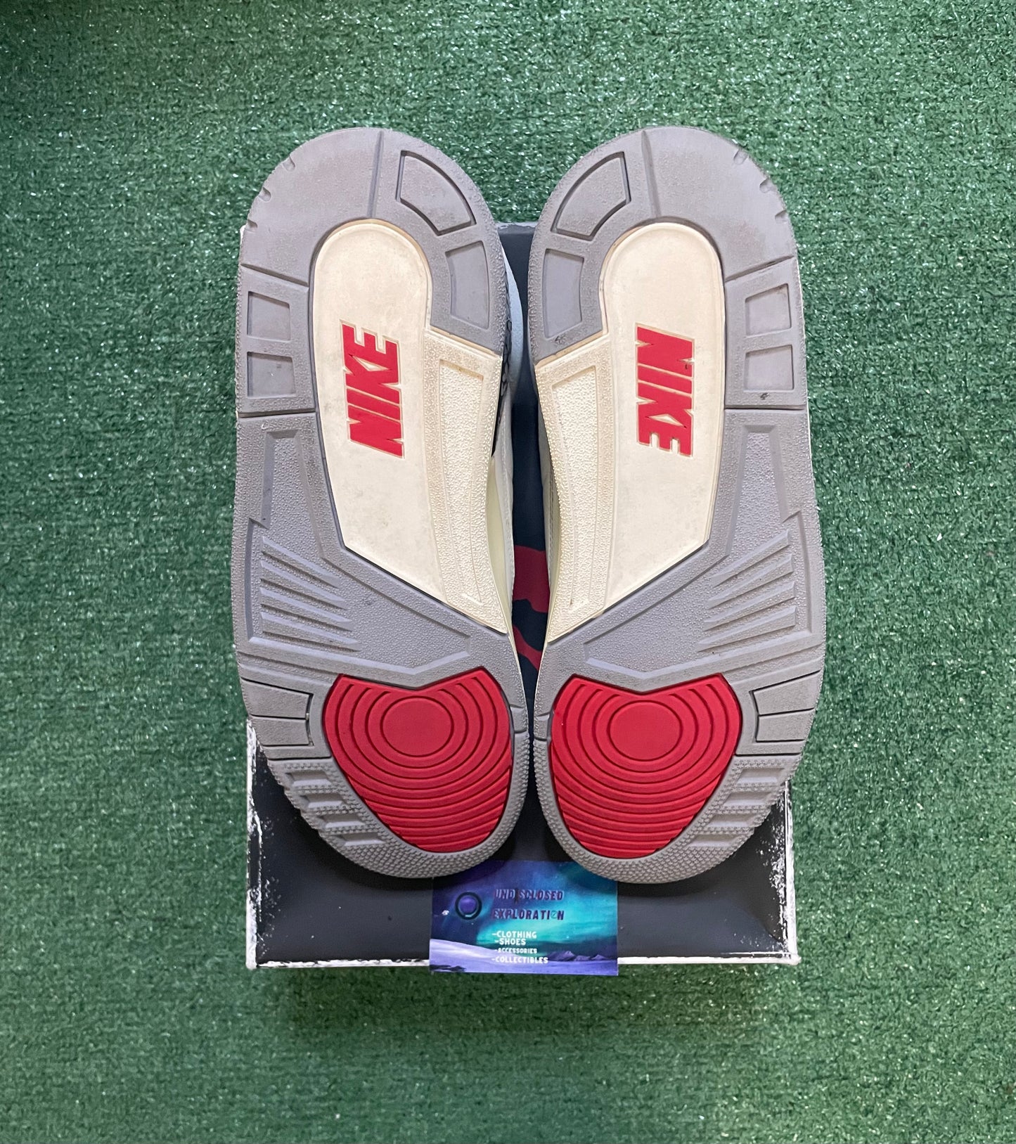 Air Jordan 3 white cement reimagined size 12men/13.5women