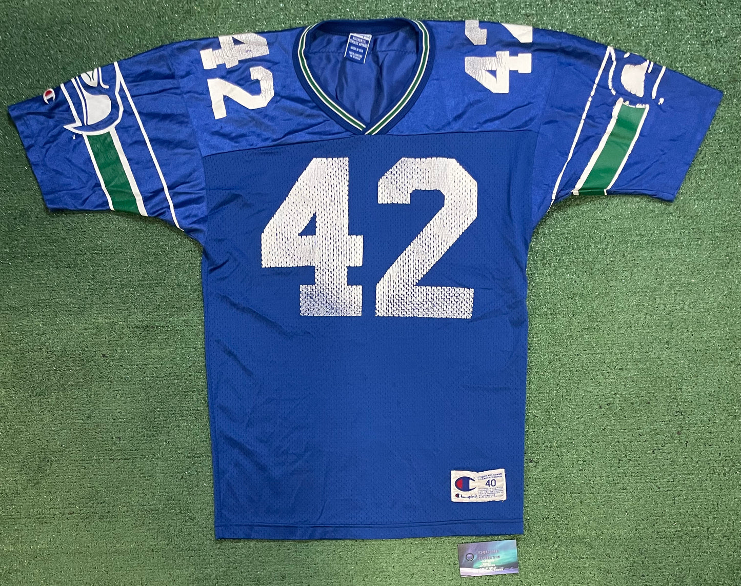 Vintage 1990s Seattle Seahawks Chris Warren champion football jersey