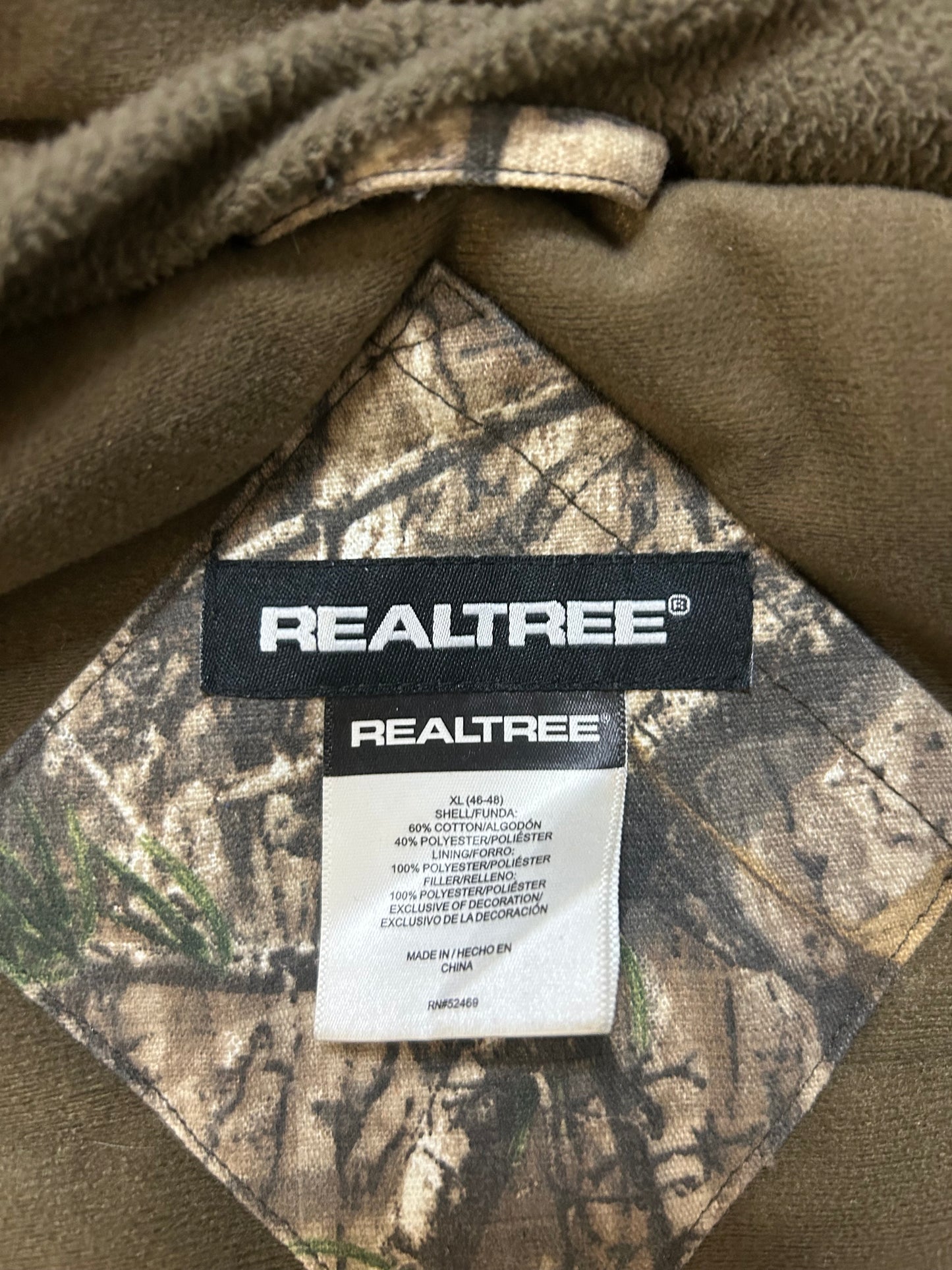 Real tree camo jacket