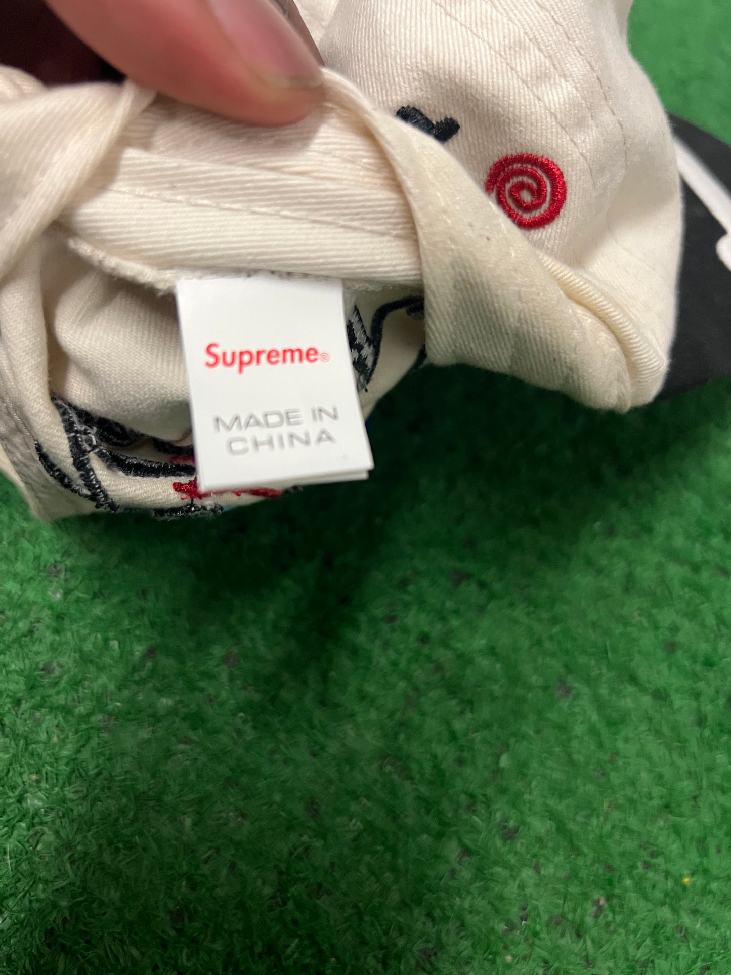 Supreme clay Patterson skulls hat