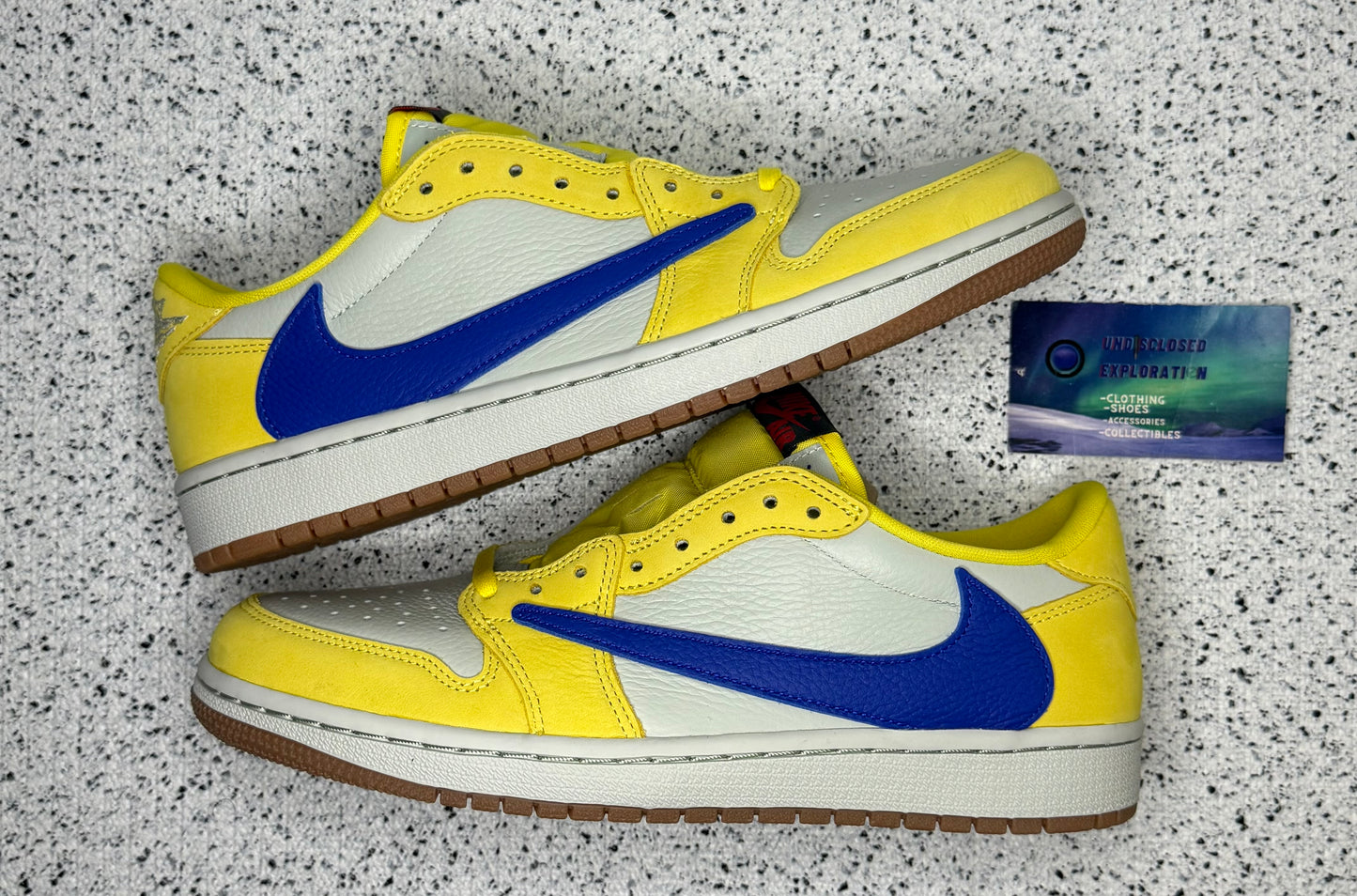 Jordan 1 Low Travis Scott Canary