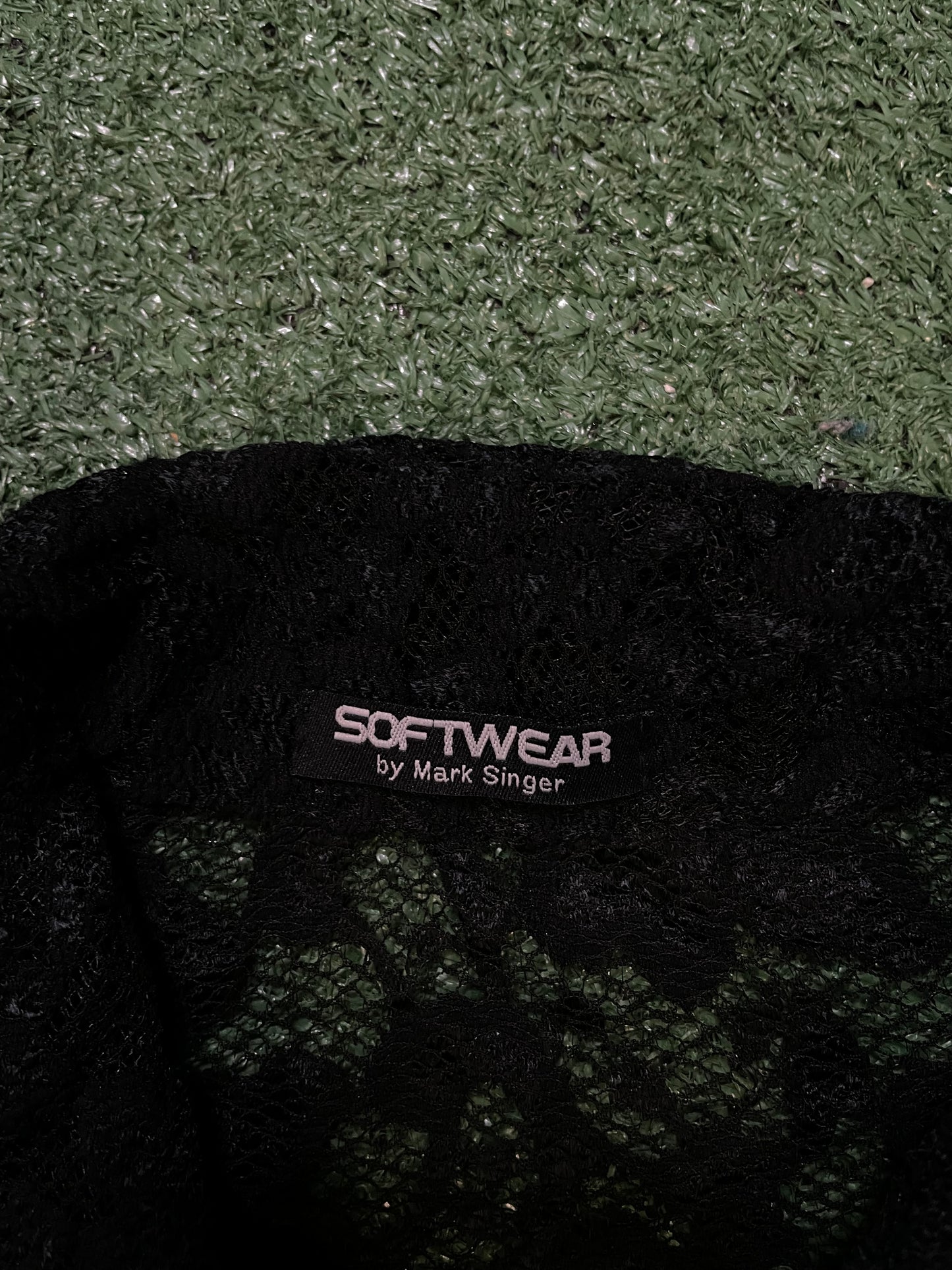 Softwear by mark singer black button up