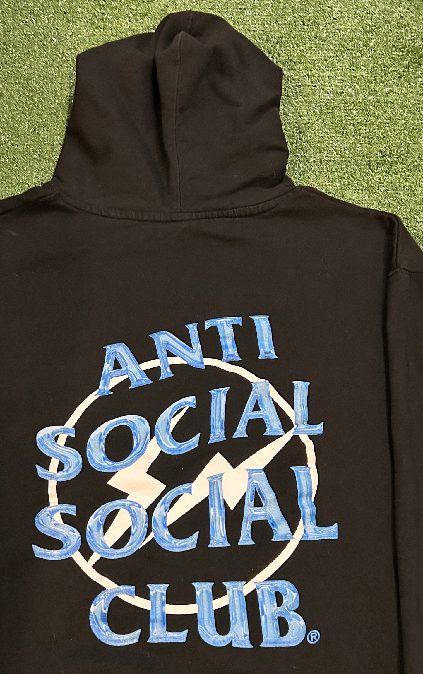 Anti social social club x fragment hoodie