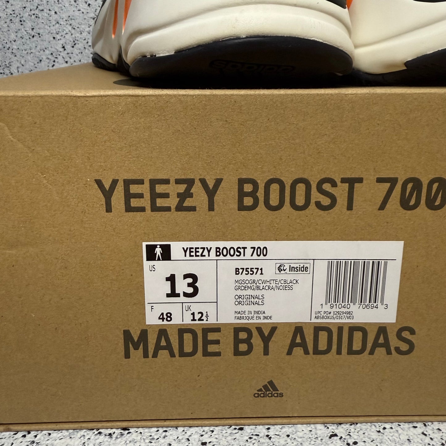 Yeezy 700 Wave Runner 13 Men/14.5 Women “Preowned”