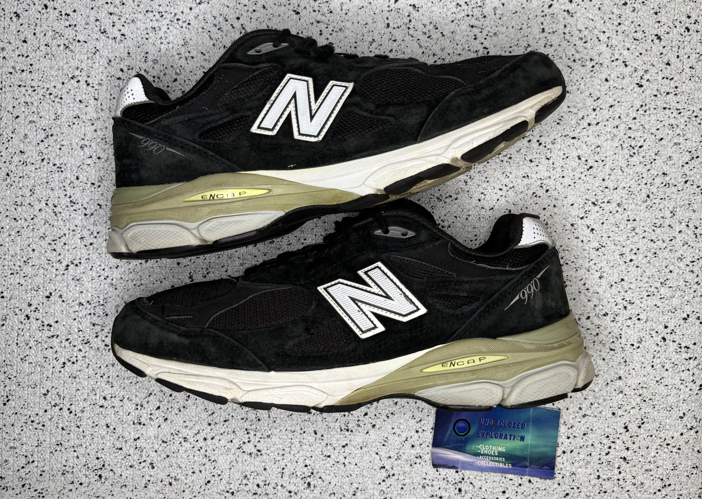 New Balance 990v3 Kith Black 9.5 Men/11 Women “Preowned”