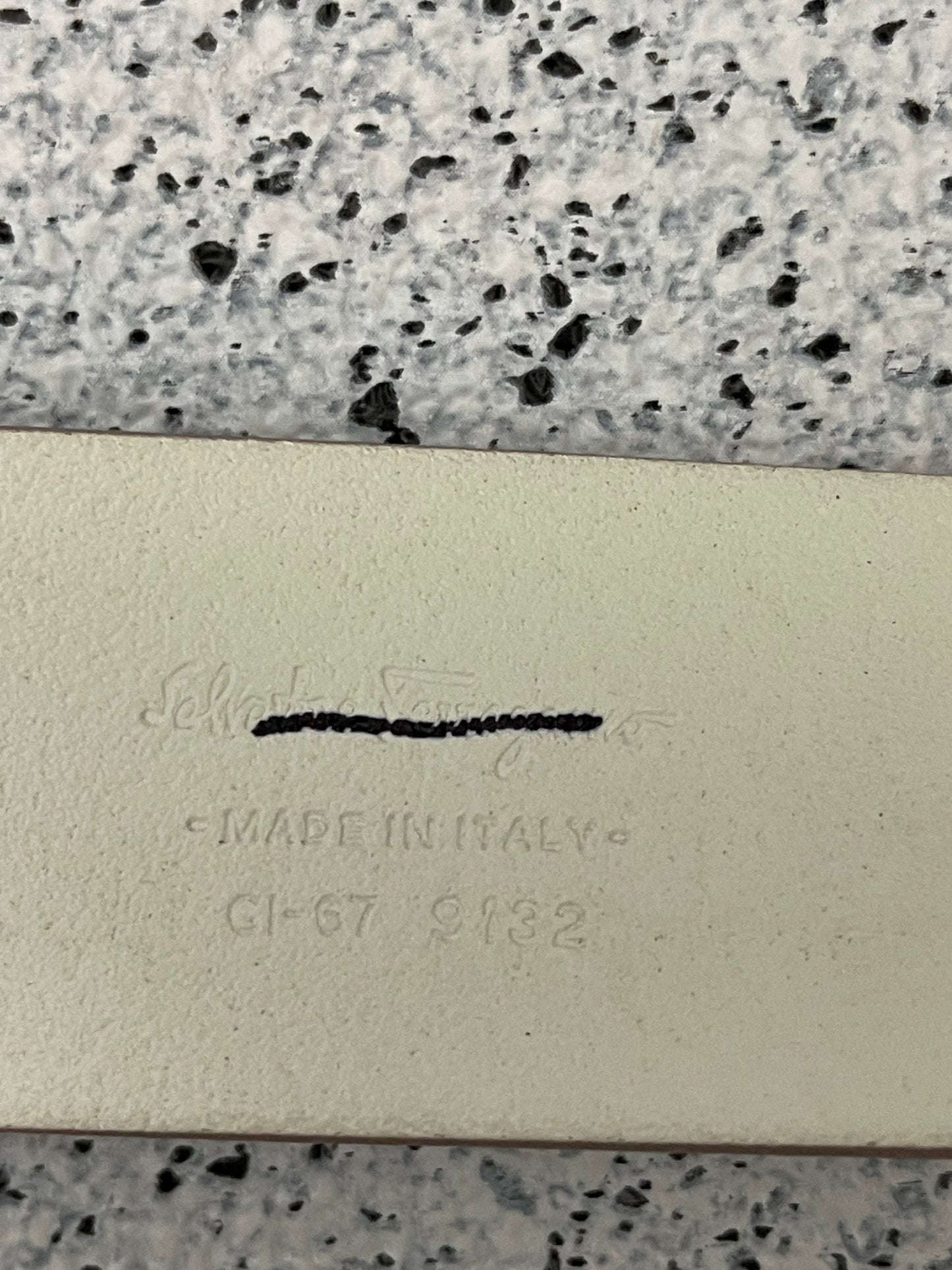 Ferragamo White Belt