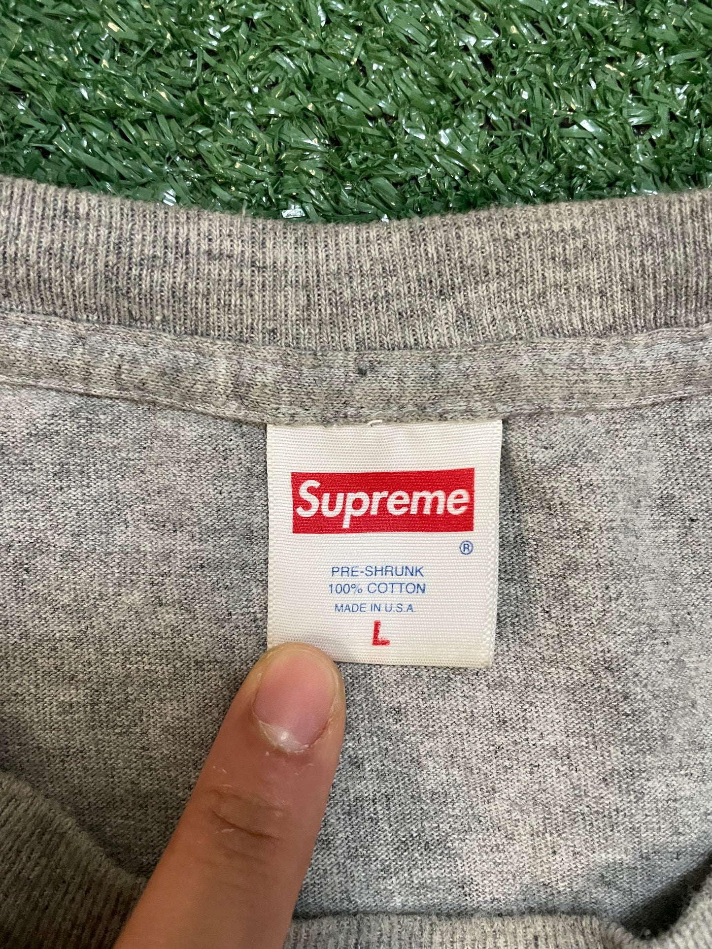 Supreme X asspizza triple box logo Seattle 2021 tee
