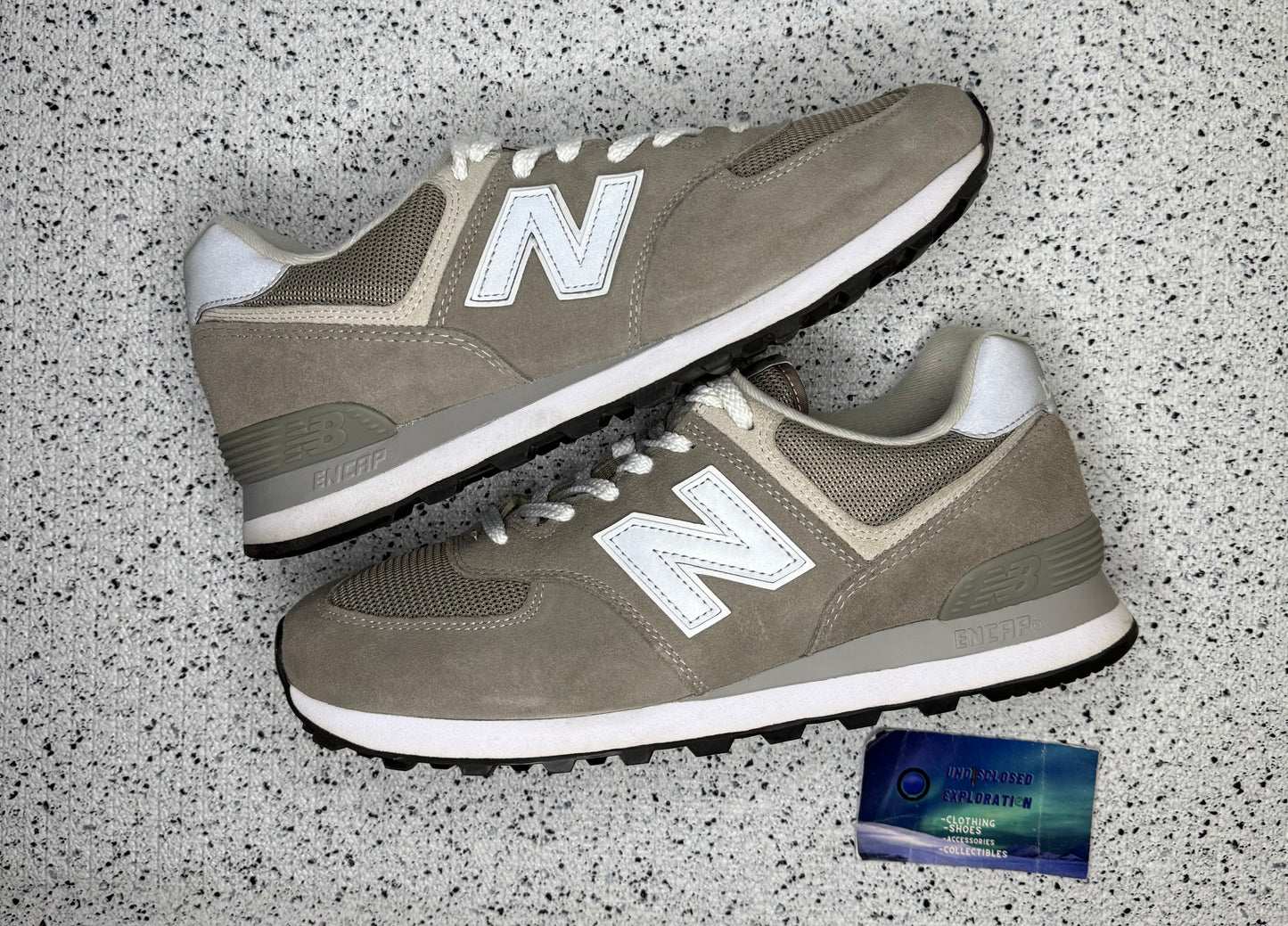 New Balance 574 Grey 9.5 Men/11 Women