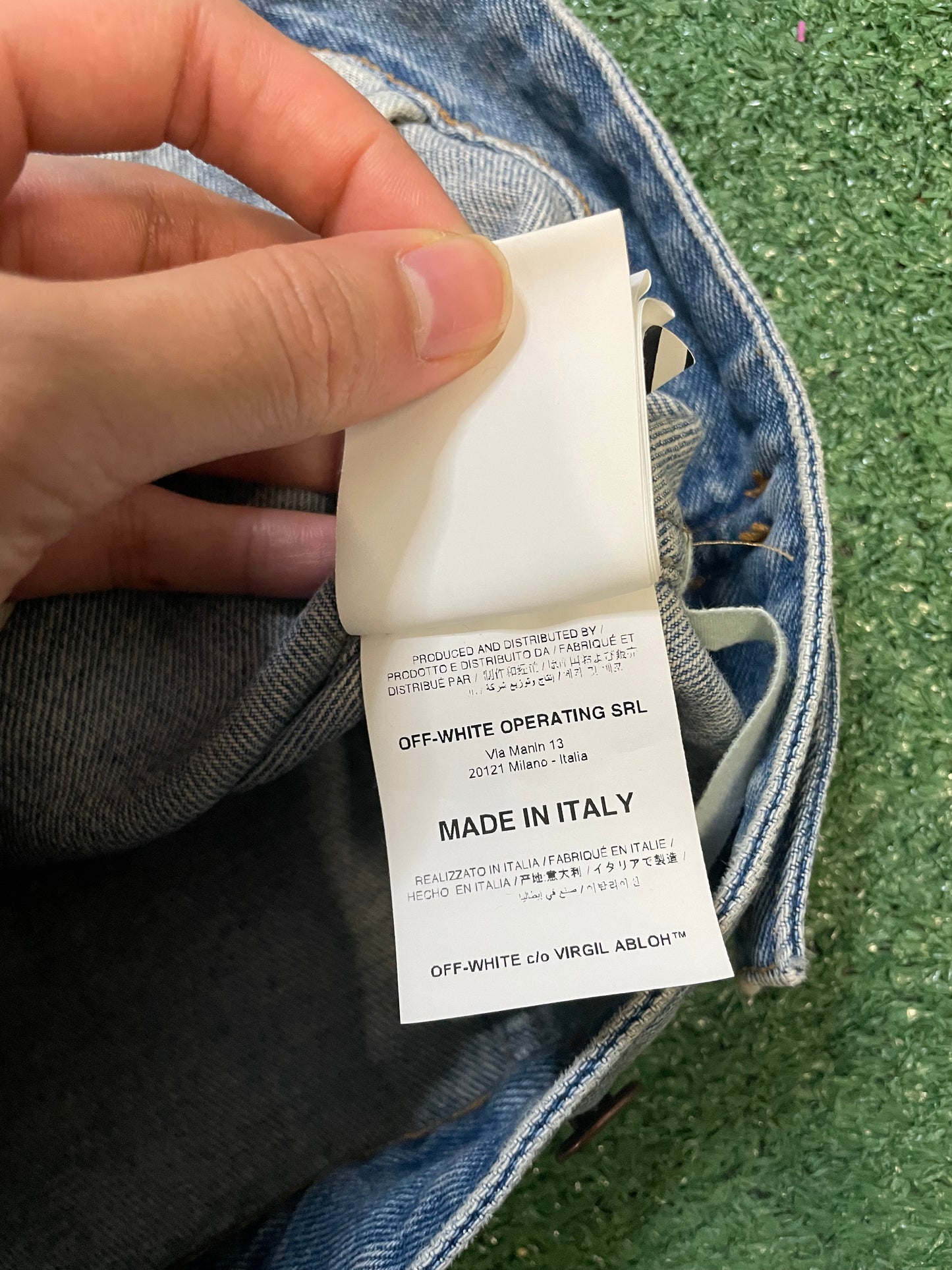 Off White cabin Jean jacket